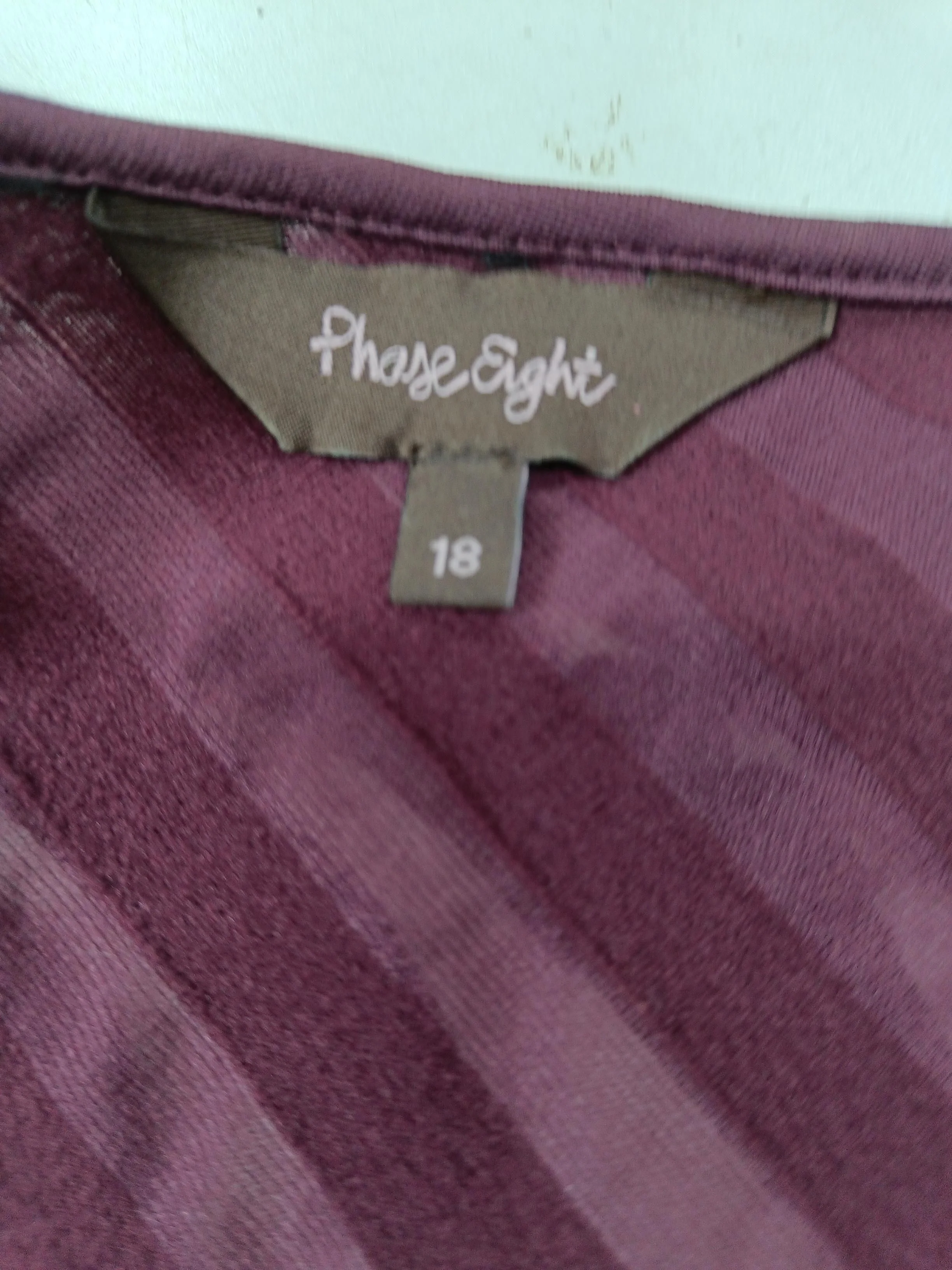 Phase Eight Women's Top UK 18 Red Polyester with Elastane Basic - Image 5