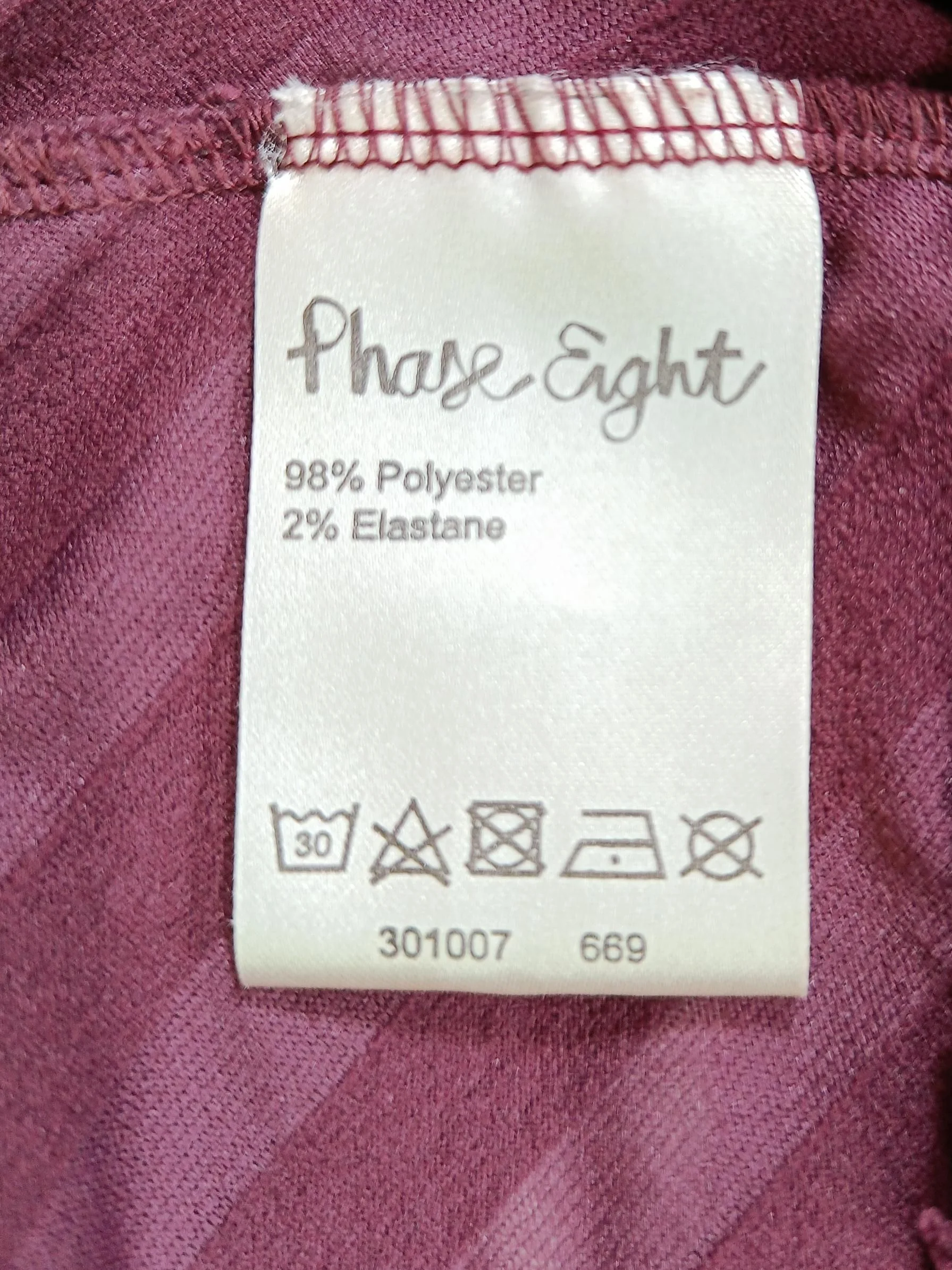 Phase Eight Women's Top UK 18 Red Polyester with Elastane Basic - Image 6