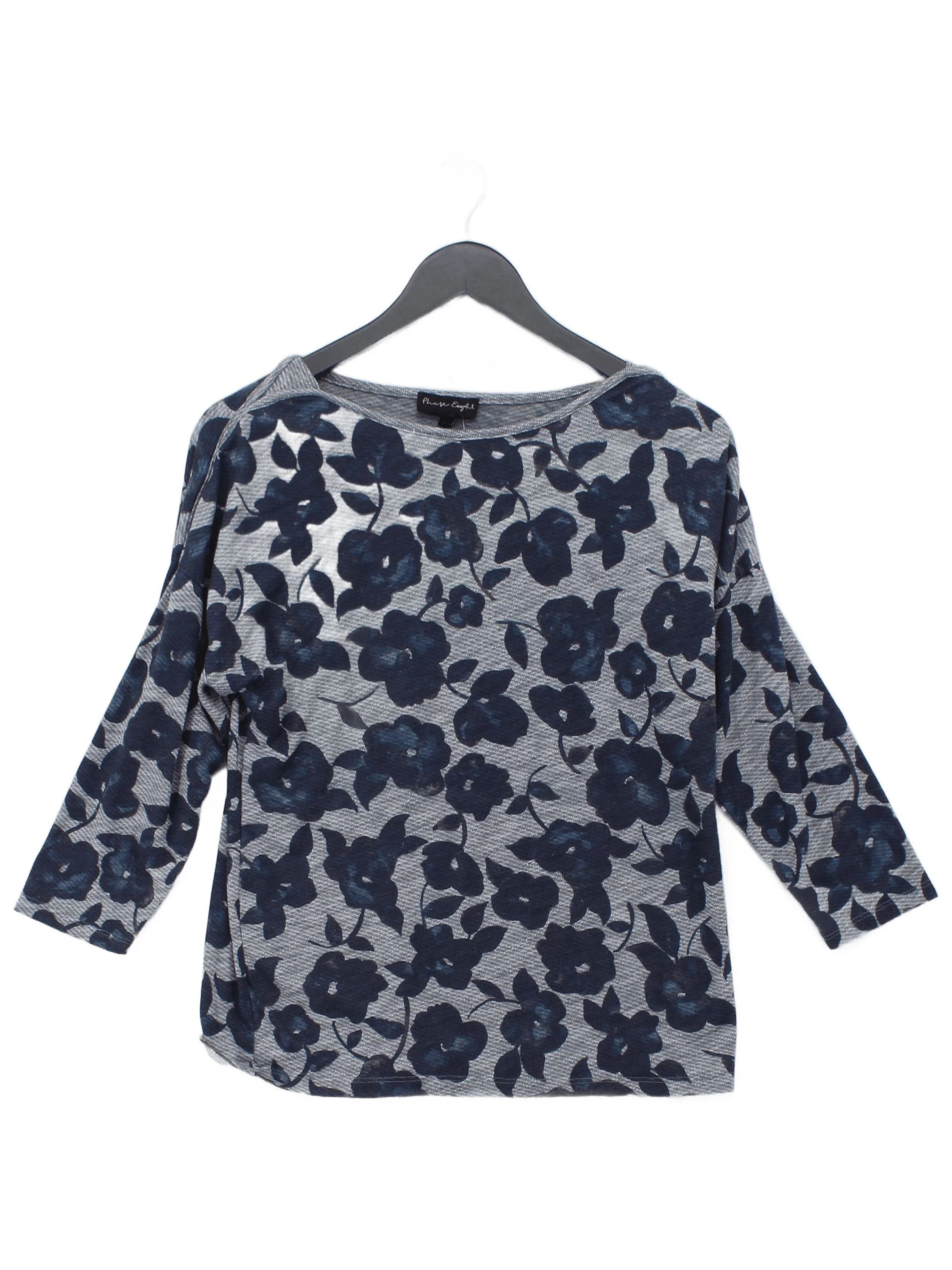 Phase Eight Women's Top UK 8 Grey Polyester with Viscose Jersey