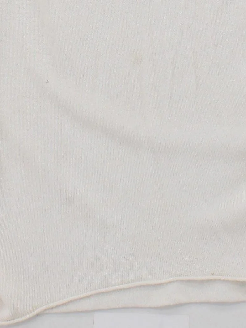 Phase Eight Women's Top XS Cream 100% Other Short Sleeve Round Neck Basic - Image 4