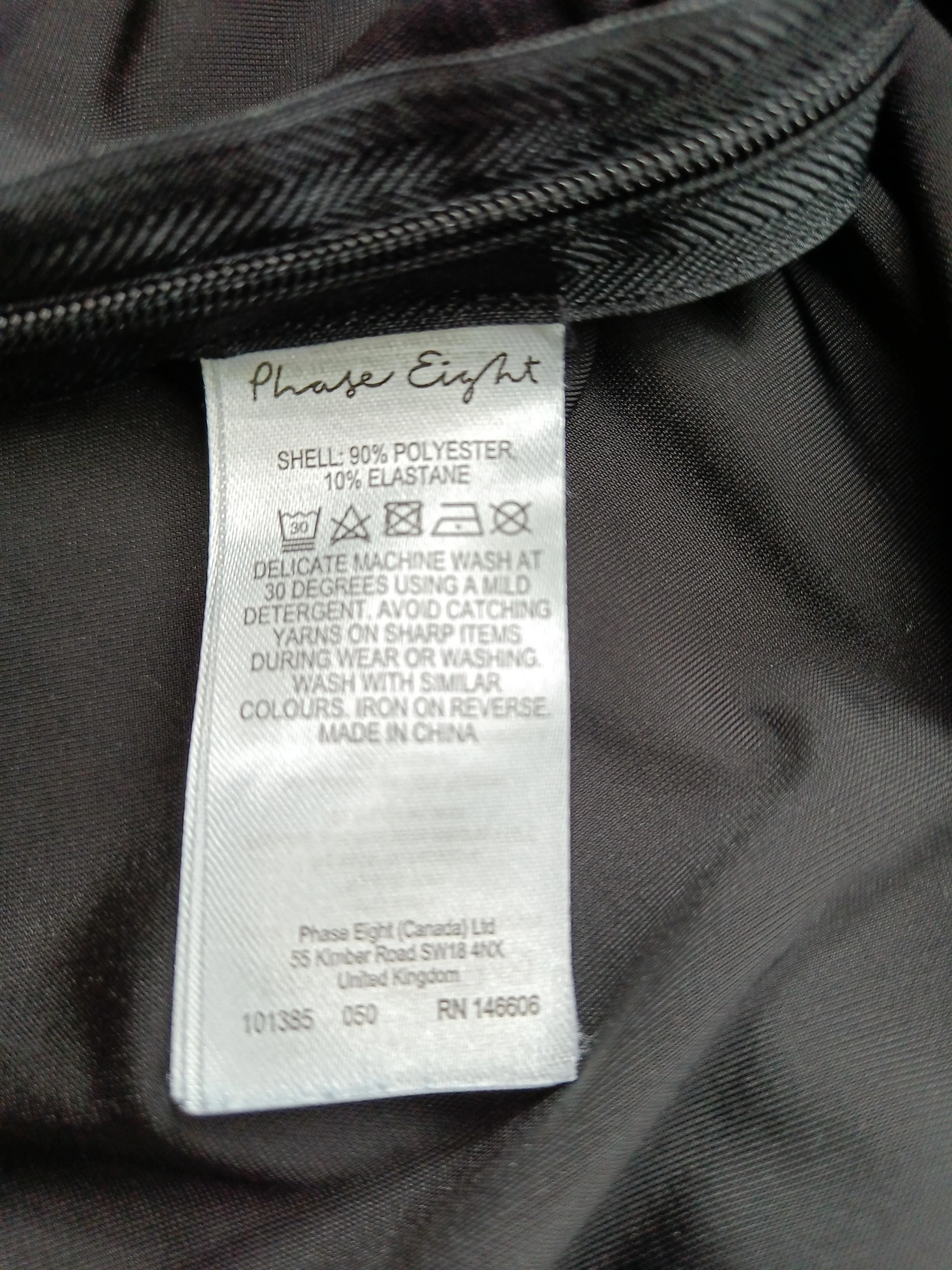 Phase Eight Women's Trousers UK 16 Black Polyester with Elastane Sweatpants - Image 6