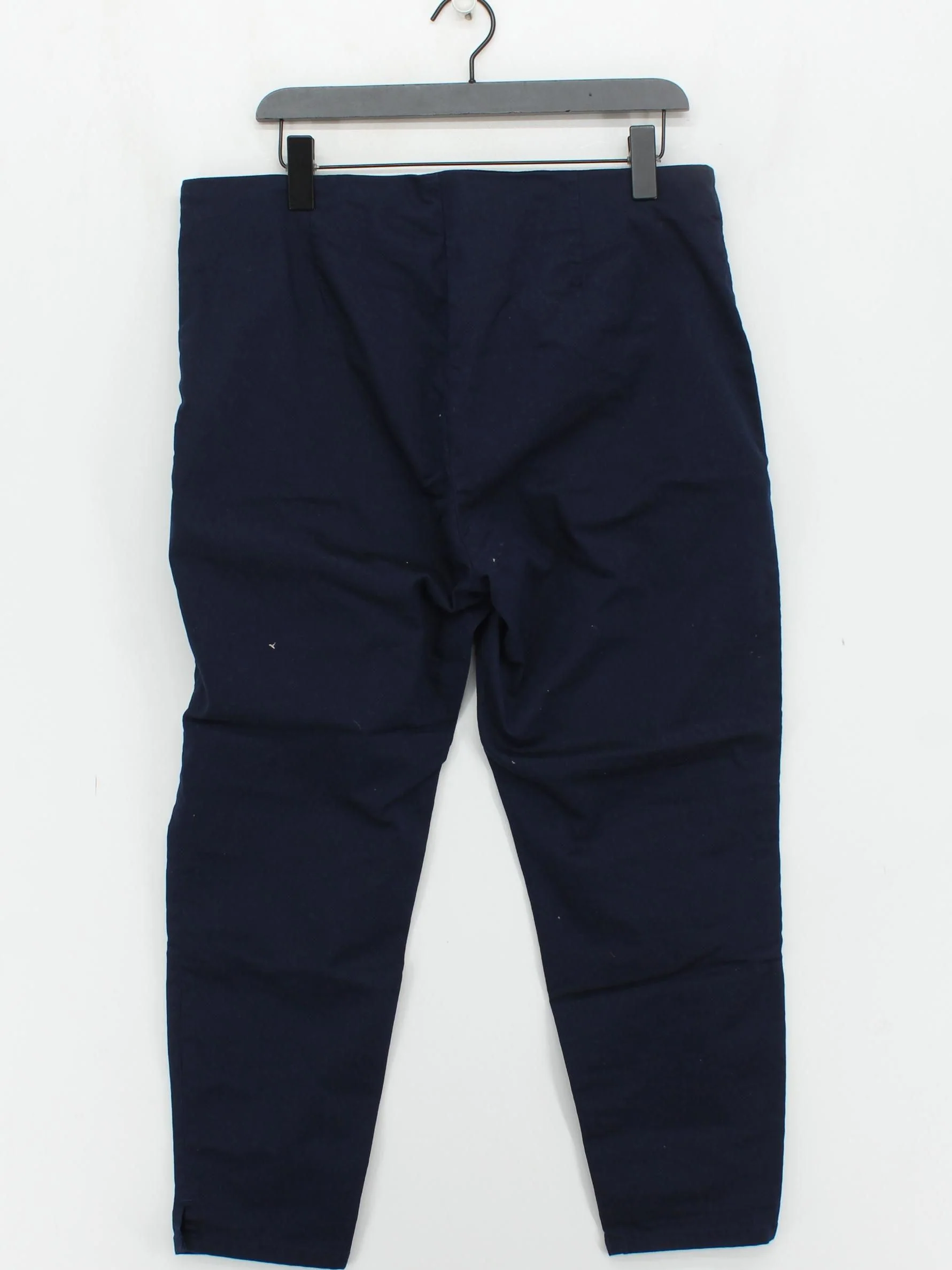 Phase Eight Women's Trousers UK 18 Blue Polyester with Elastane Tapered Cropped - Image 2