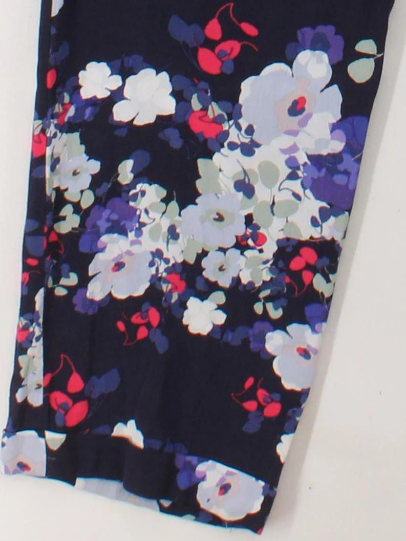 Phase Eight Women's Trousers UK 18 Multi Floral 100% Viscose Tapered Sweatpants - Image 4