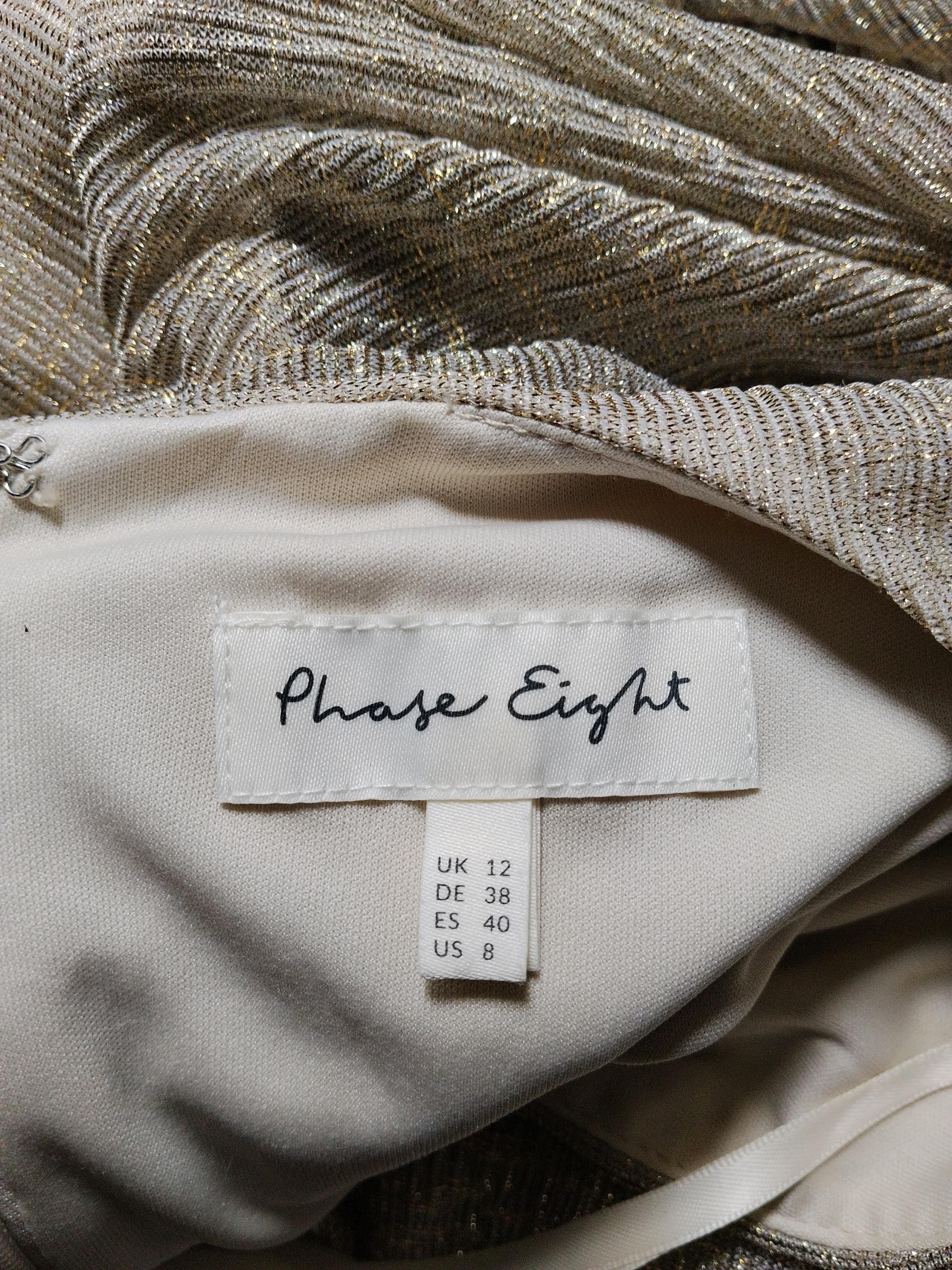 Phase Eight Wrap Maxi Dress in Gold - Image 5