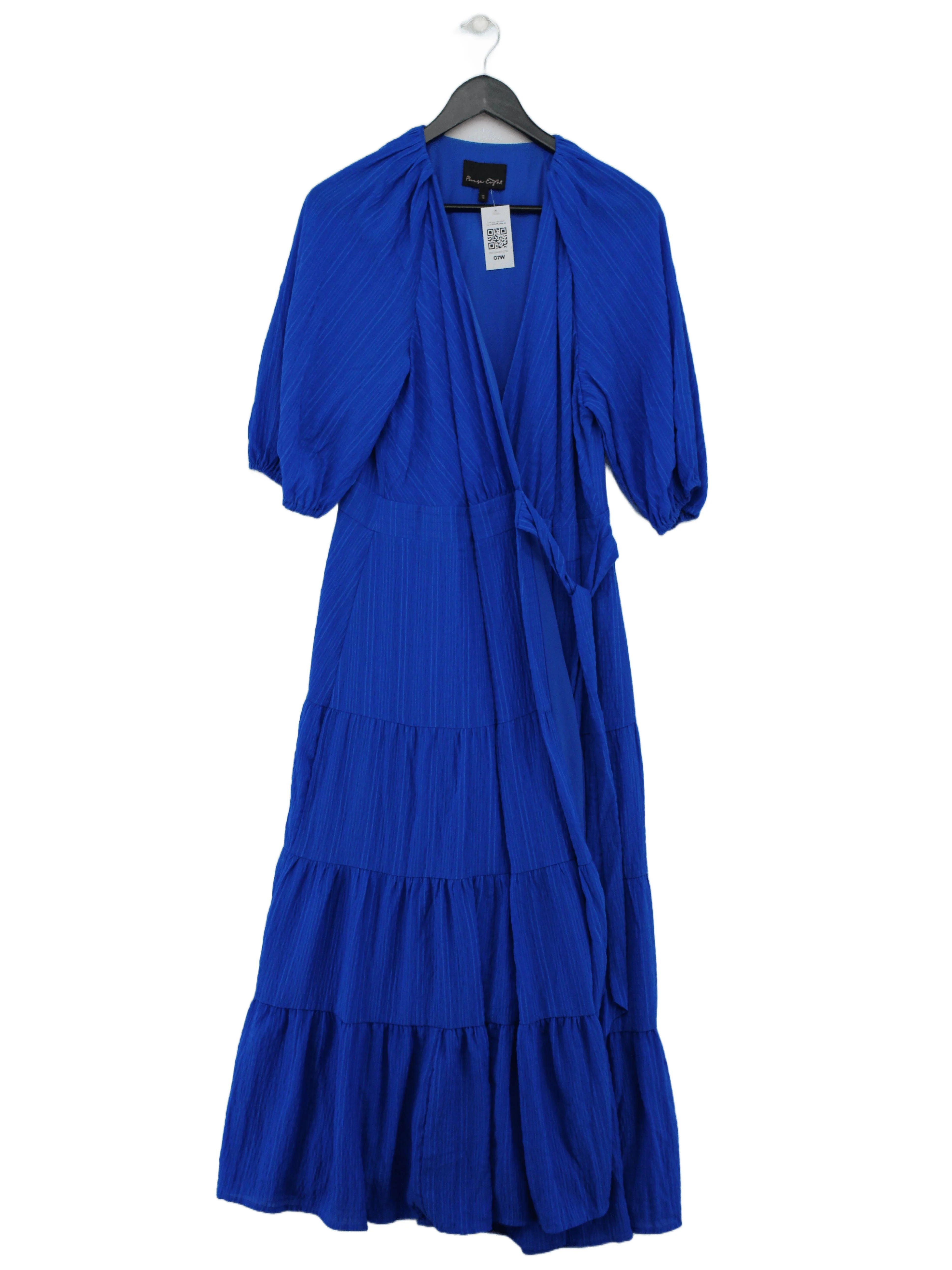 Phase Eight Wrap Maxi Dress UK18 in Blue