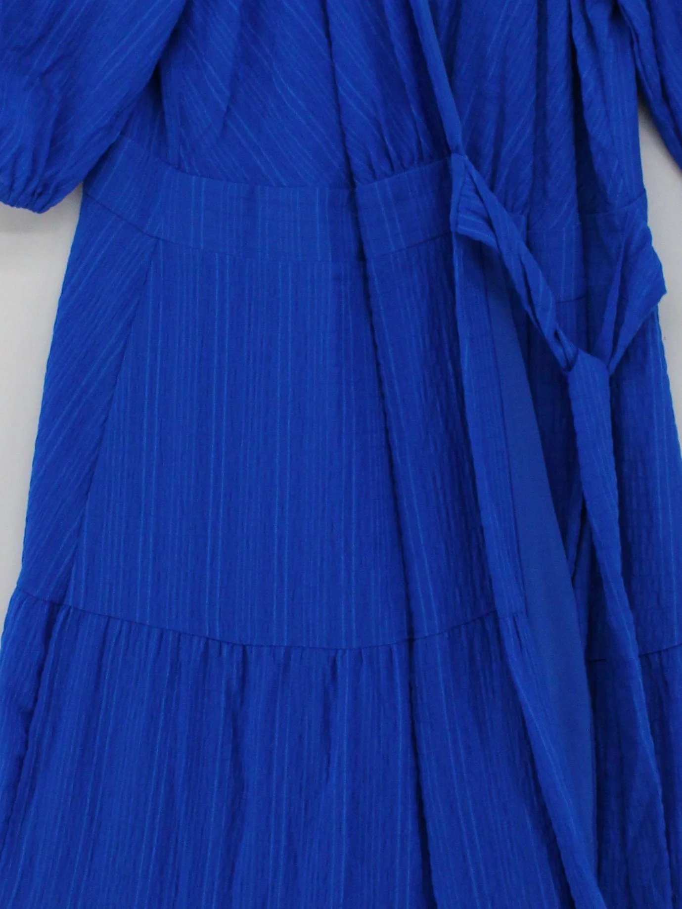 Phase Eight Wrap Maxi Dress UK18 in Blue - Image 3