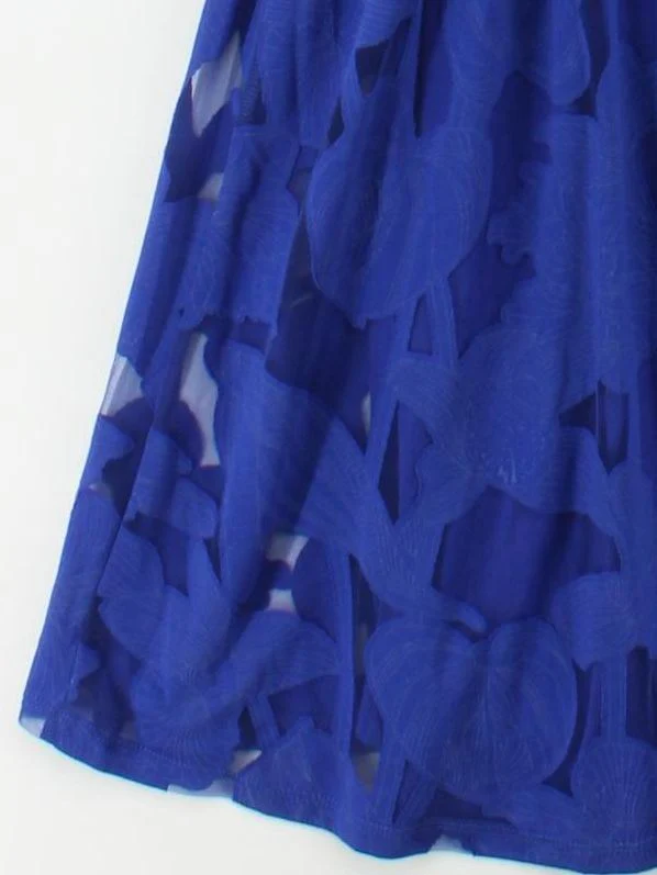 Phase Eight Wrap Midi Dress UK12 in Blue - Image 4