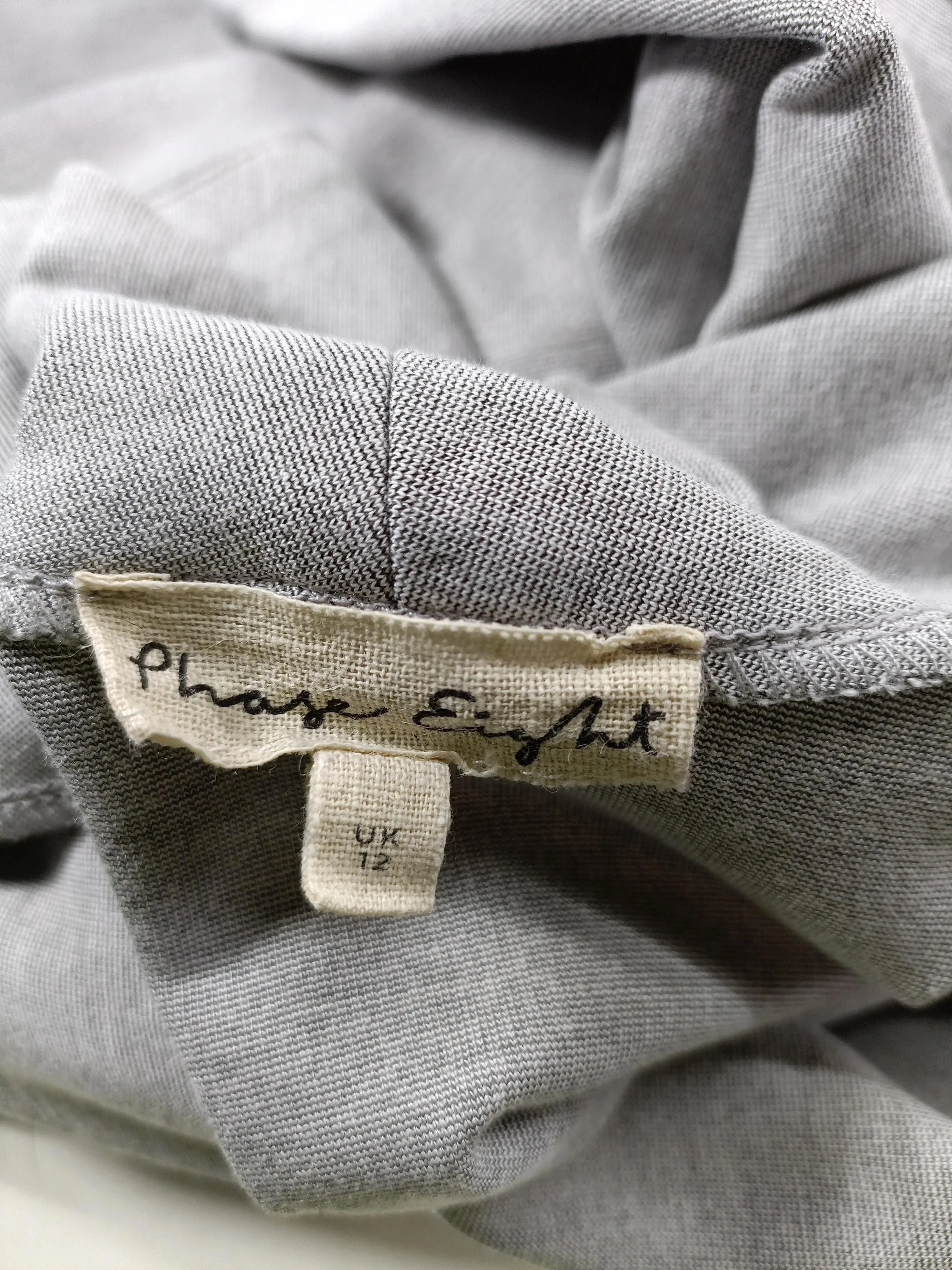 Phase Eight Wrap Midi Dress UK12 in Grey - Image 5