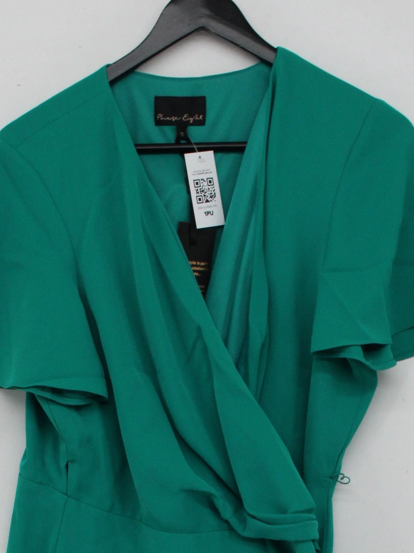 Phase Eight Wrap Midi Dress UK18 in Green - Image 3