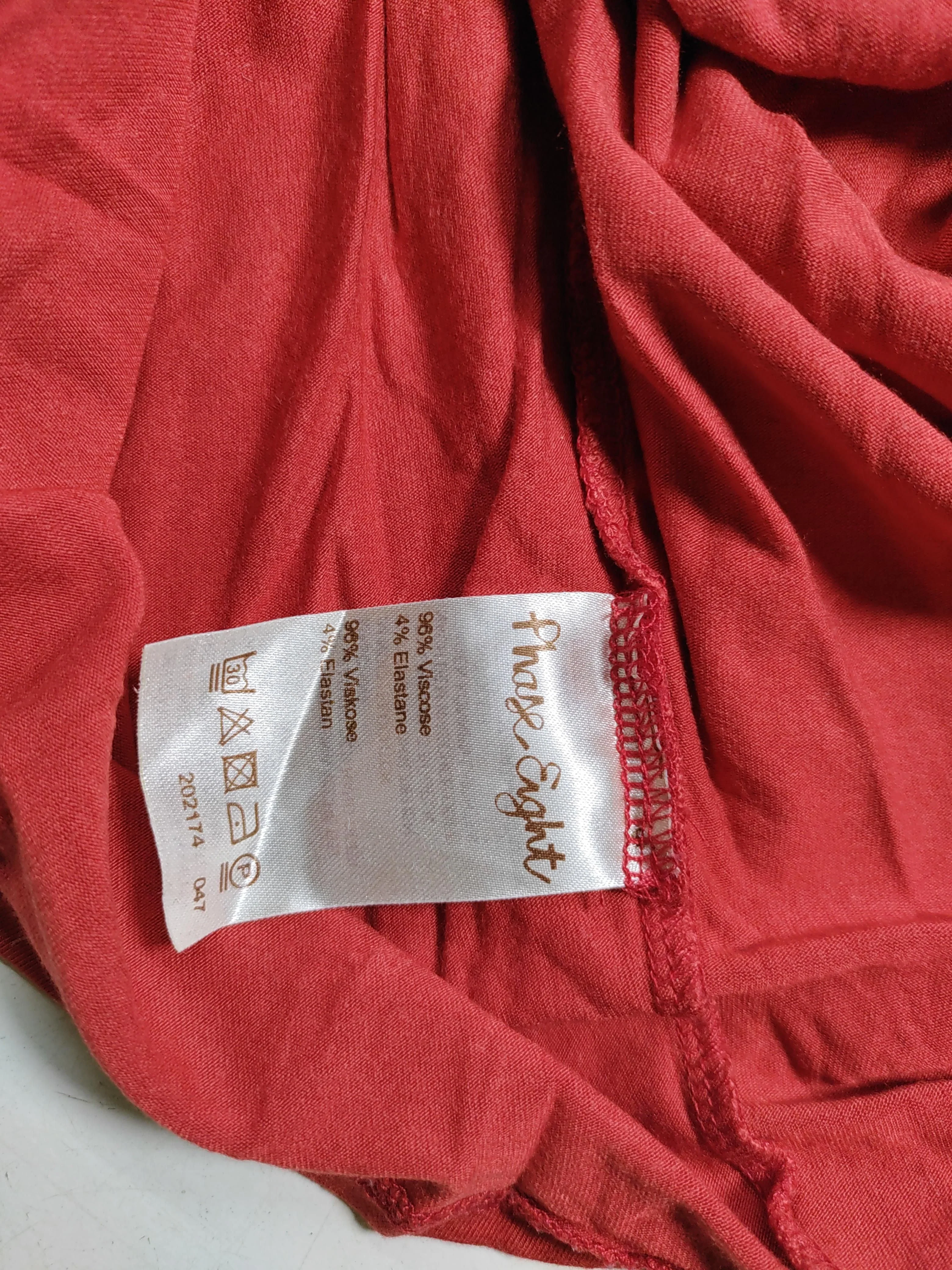 Phase Eight Wrap Midi Dress UK18 in Red - Image 6