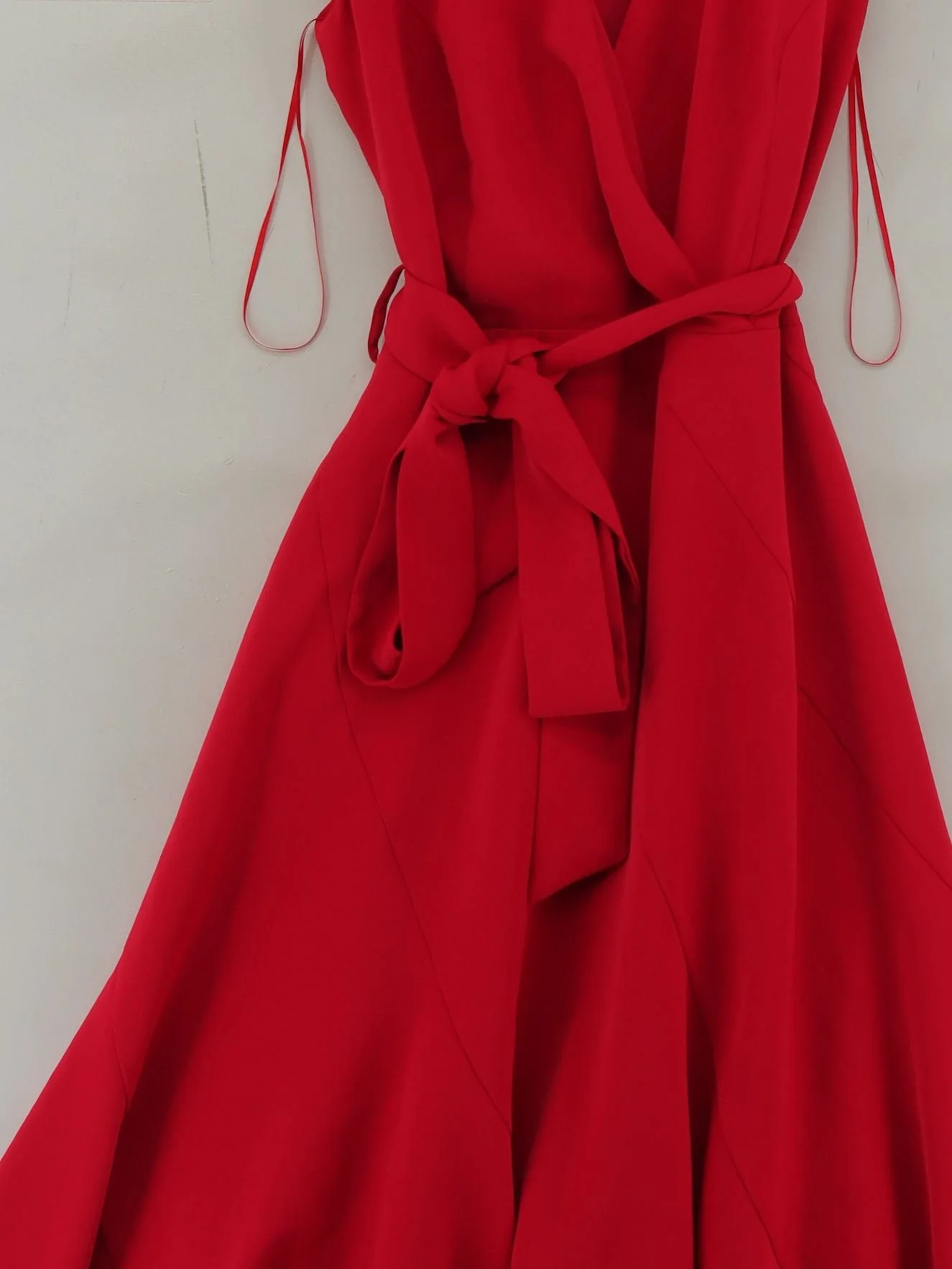Phase Eight Wrap Midi Dress UK8 in Red - Image 3