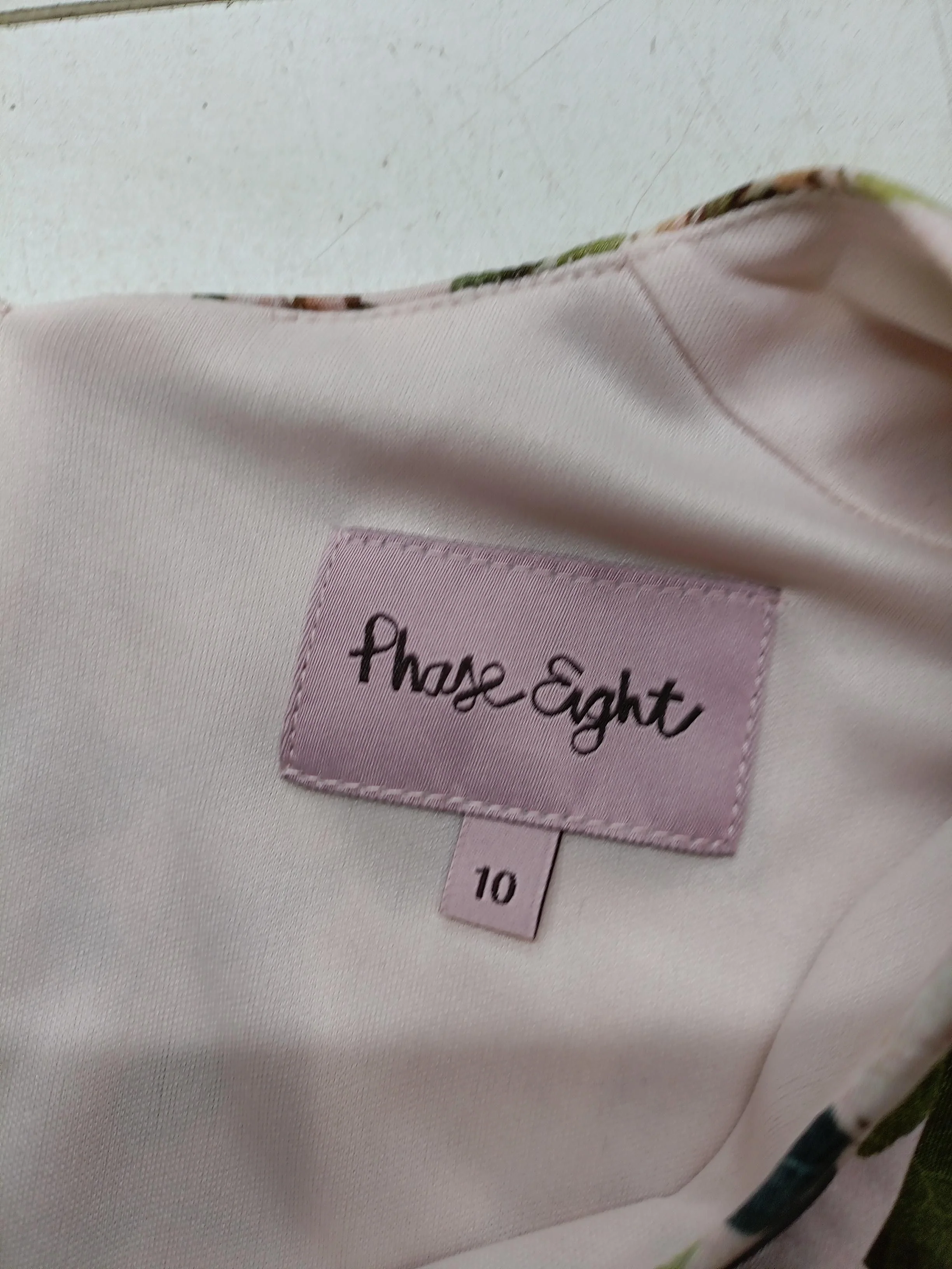 Phase Eight Wrap Mini Dress UK10 in Multi - Image 5