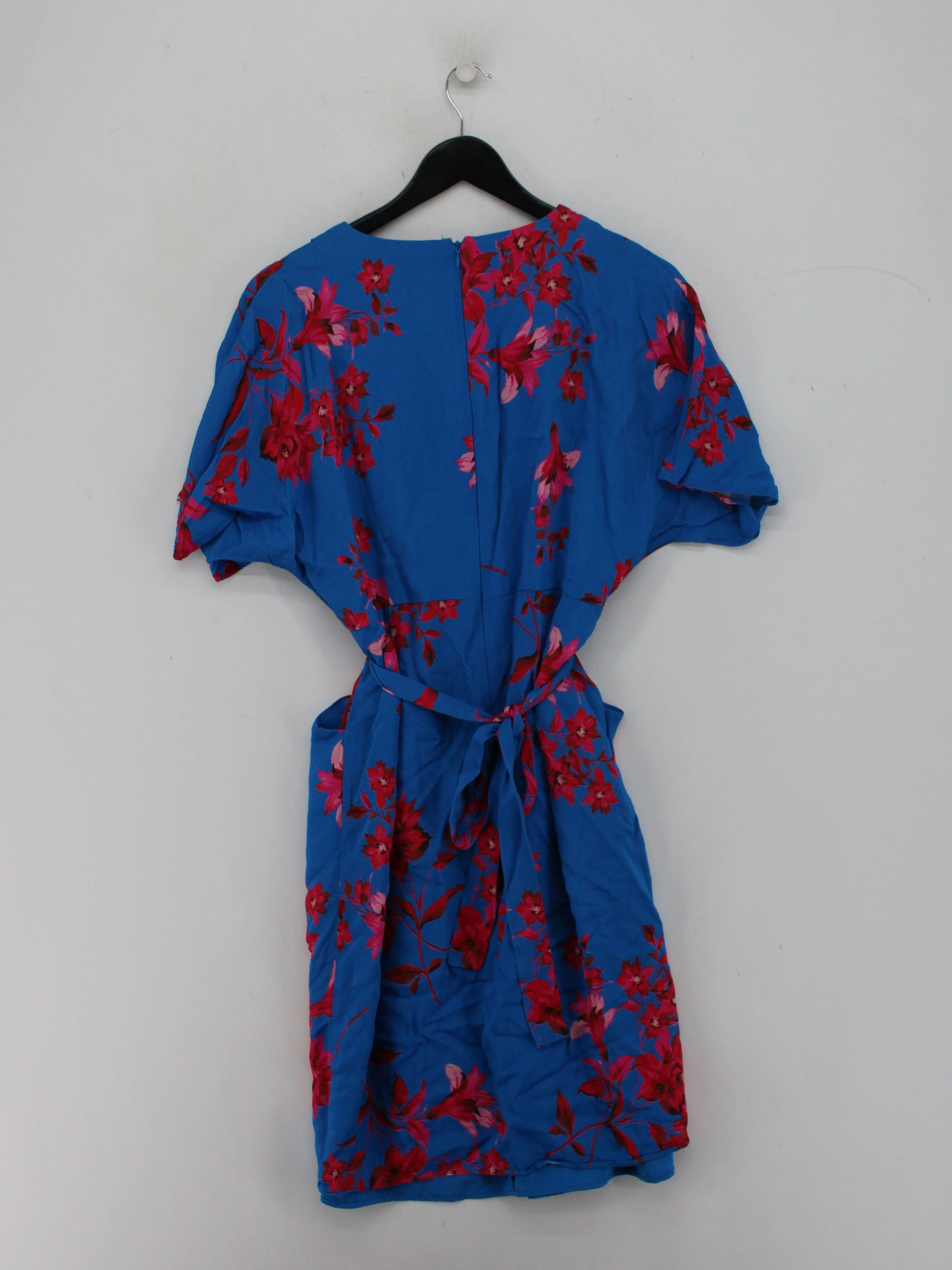 Phase Eight Wrap Mini Dress UK12 in Blue - Image 2