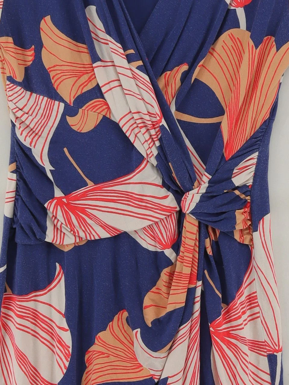 Phase Eight Wrap Mini Dress UK12 in Blue - Image 3