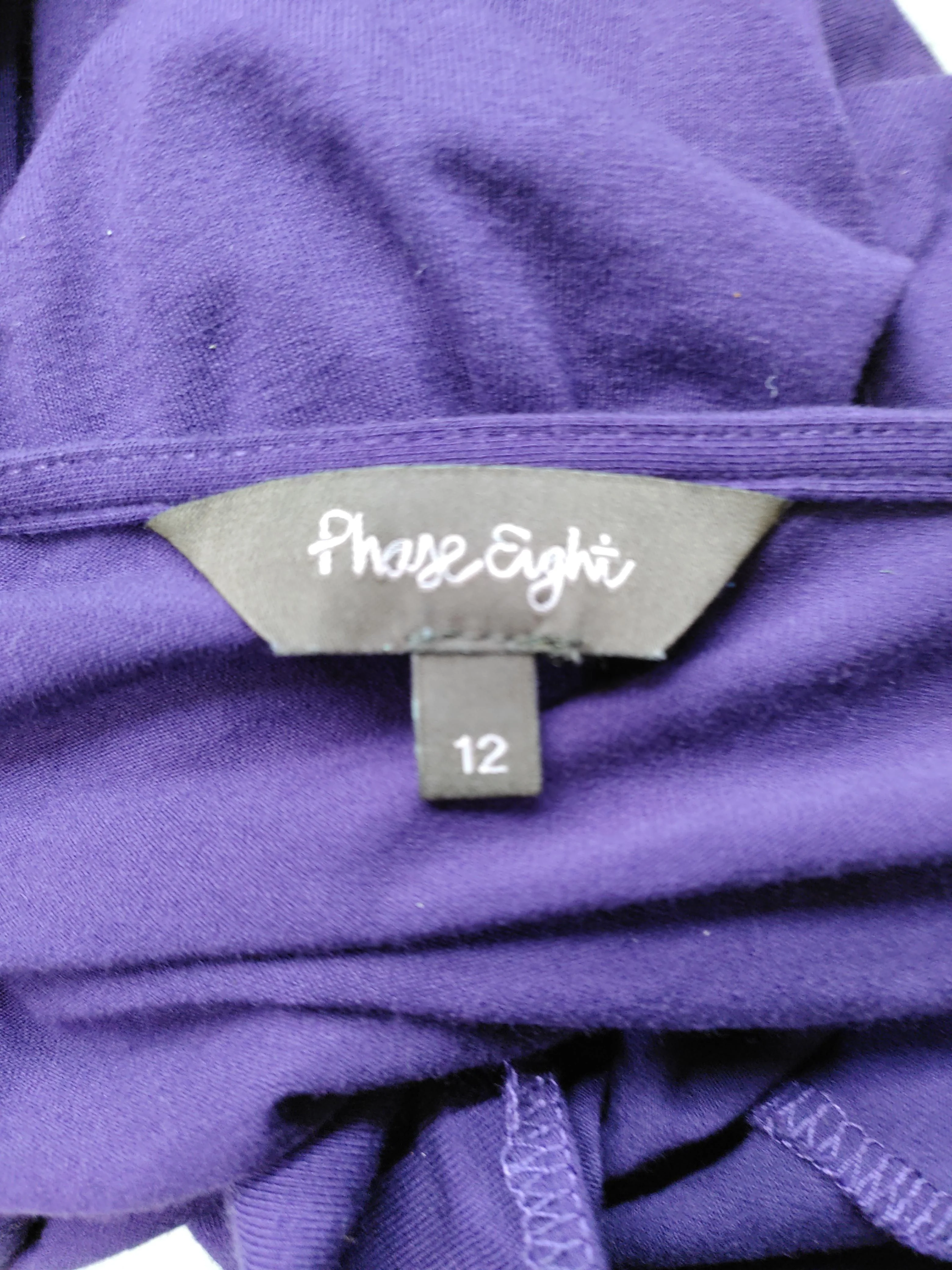 Phase Eight Wrap Mini Dress UK12 in Purple - Image 6