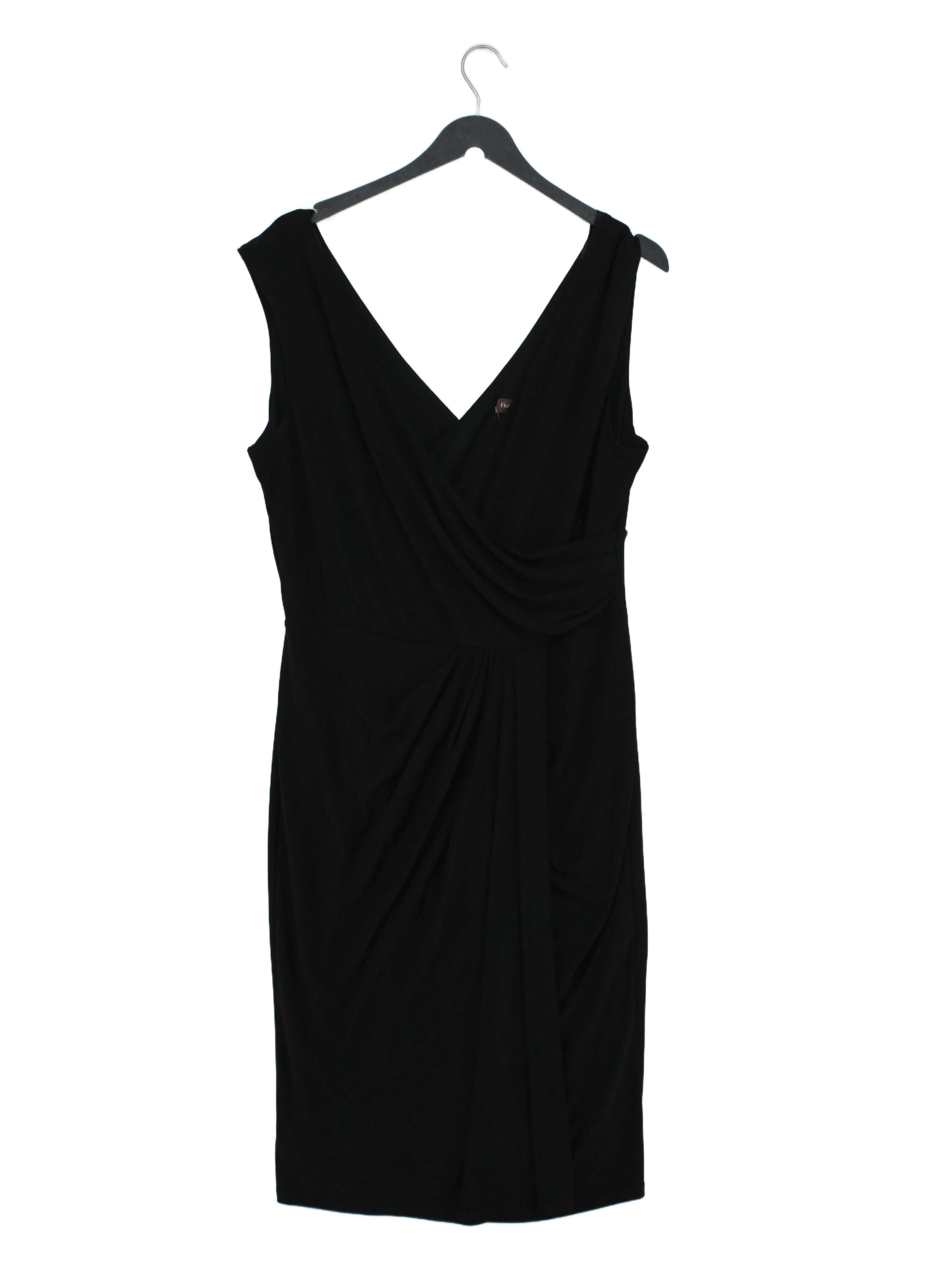 Phase Eight Wrap Mini Dress UK14 in Black