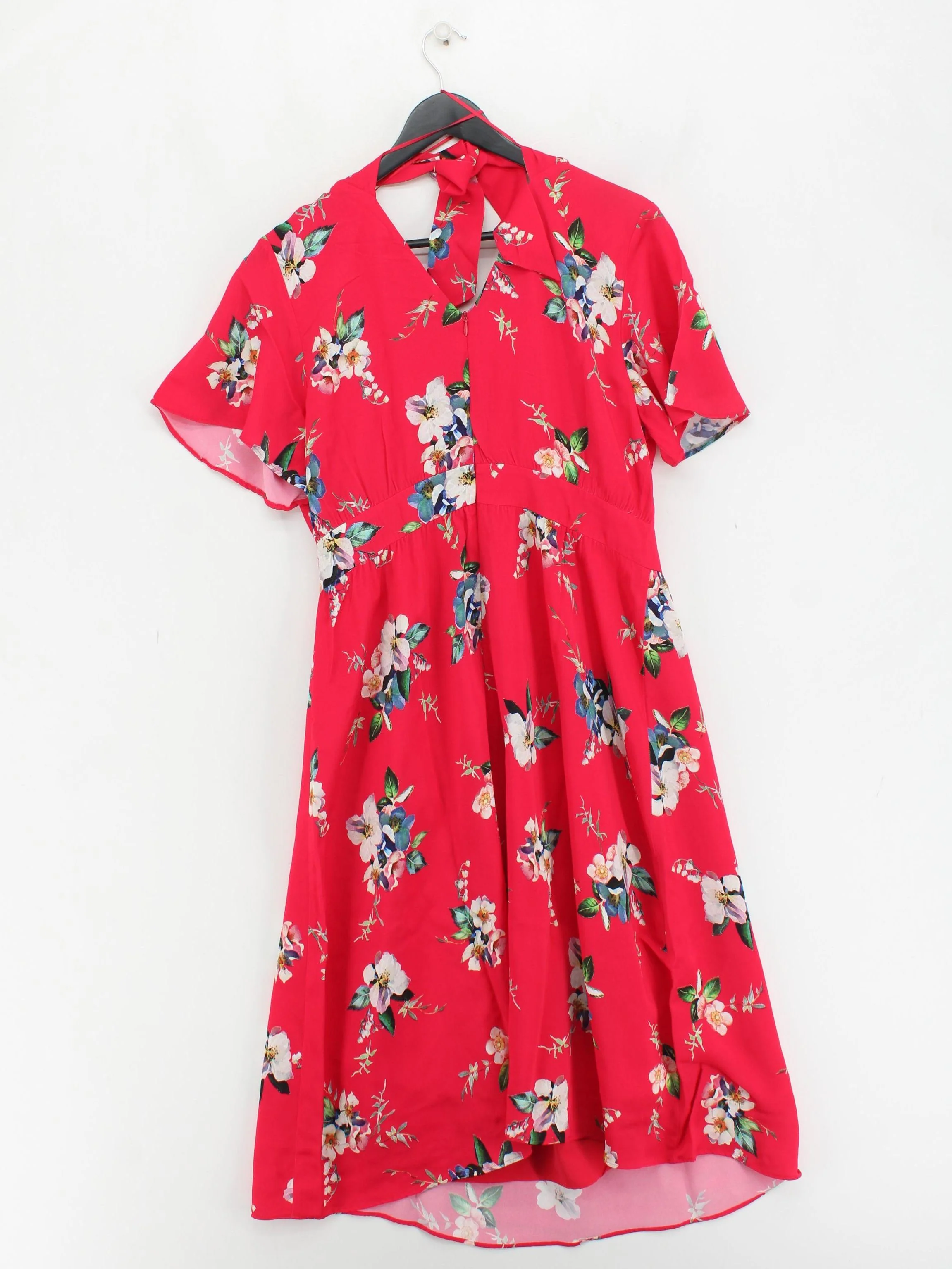Phase Eight Wrap Mini Dress UK16 in Red - Image 2