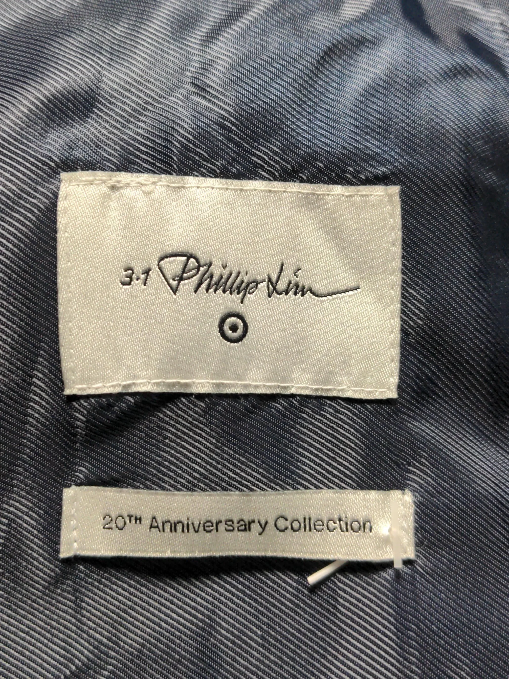 Phillip Lim Men's Blazer M Blue Cotton with Nylon, Spandex Overcoat - Image 7
