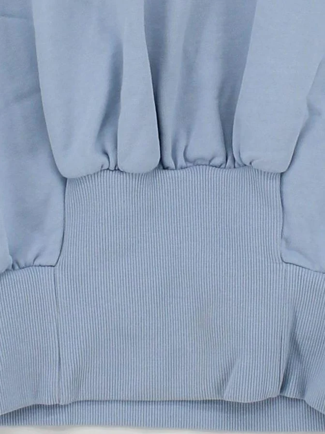 Phillip Lim Women's Hoodie S Blue 100% Cotton Pullover - Image 4