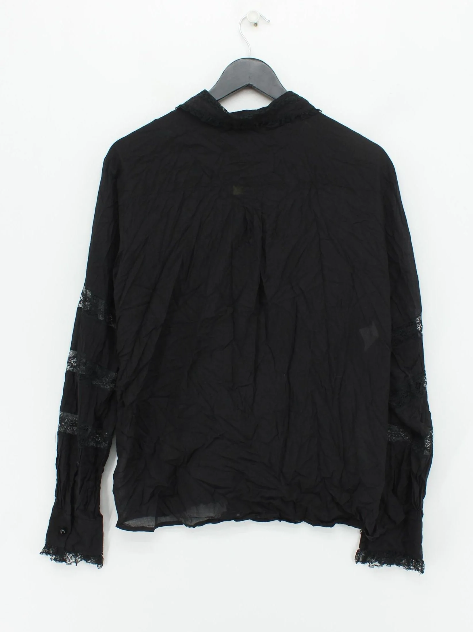 Philosophy Di Lorenzo Serafini Women's Shirt L Black 100% Cotton Basic - Image 2