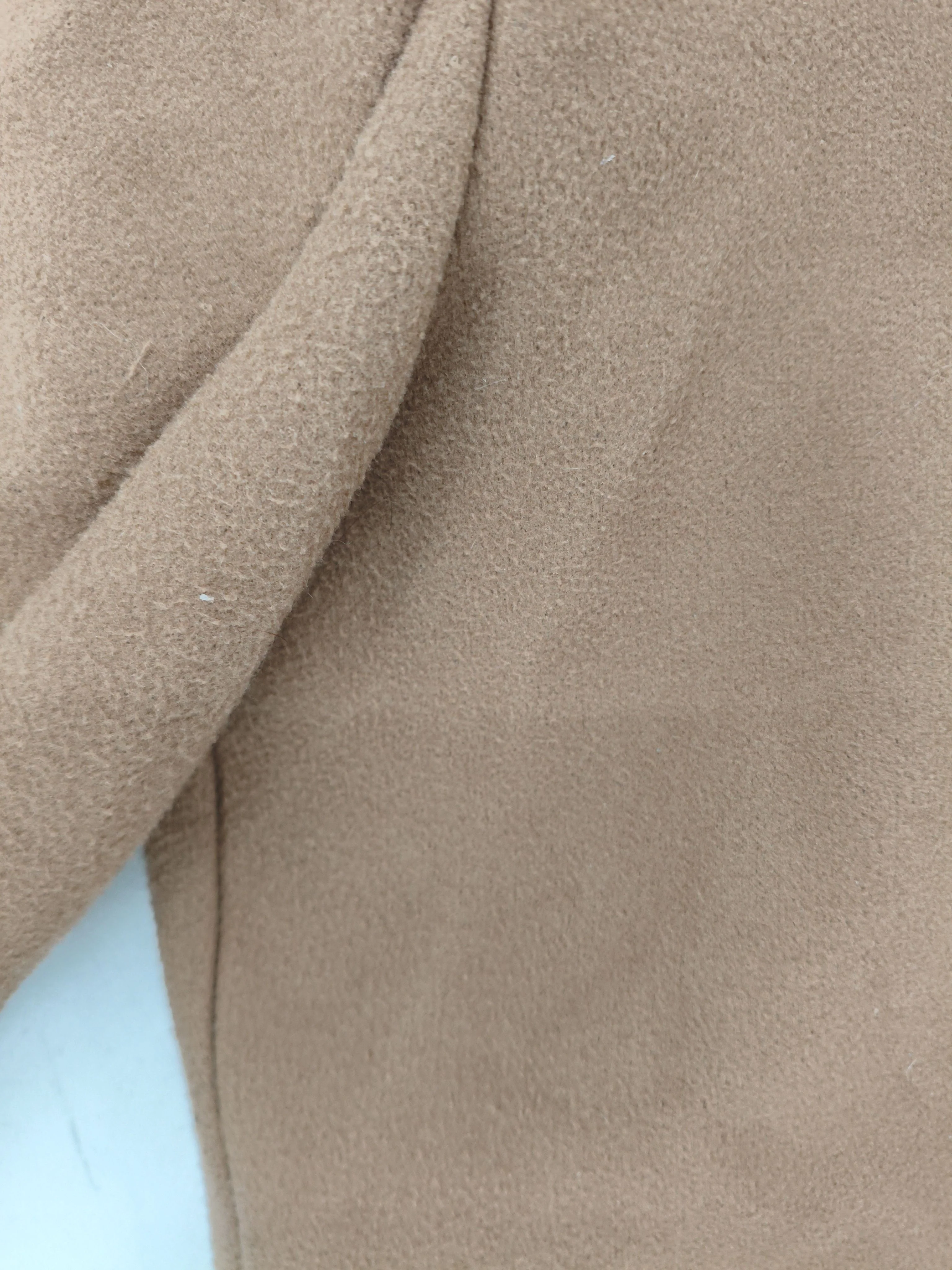 Piazza Italia Women's Coat Chest: 40 in Tan 100% Polyester Overcoat - Image 8