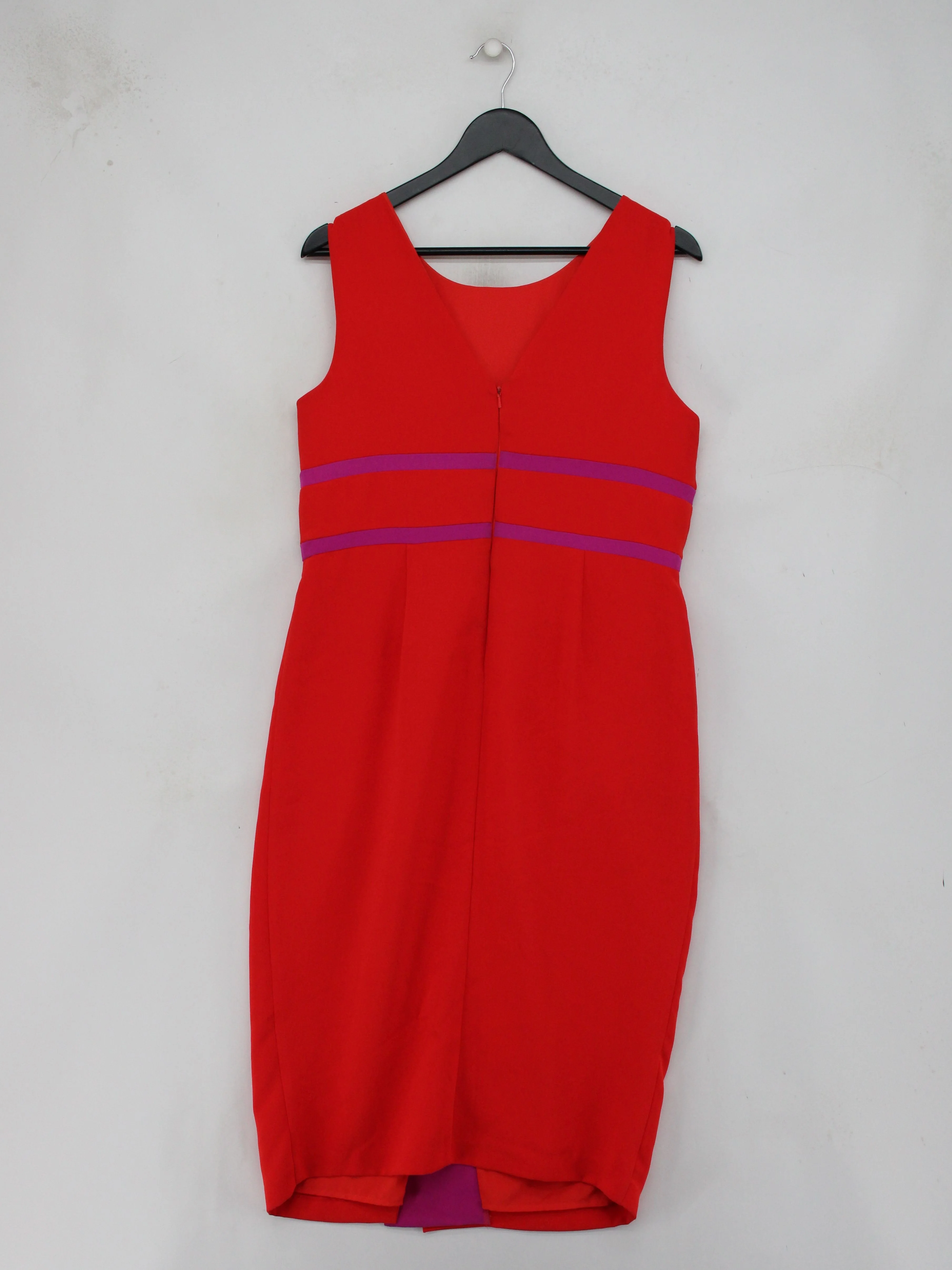 Pied A Terre Bodycon Midi Dress UK16 in Red - Image 2