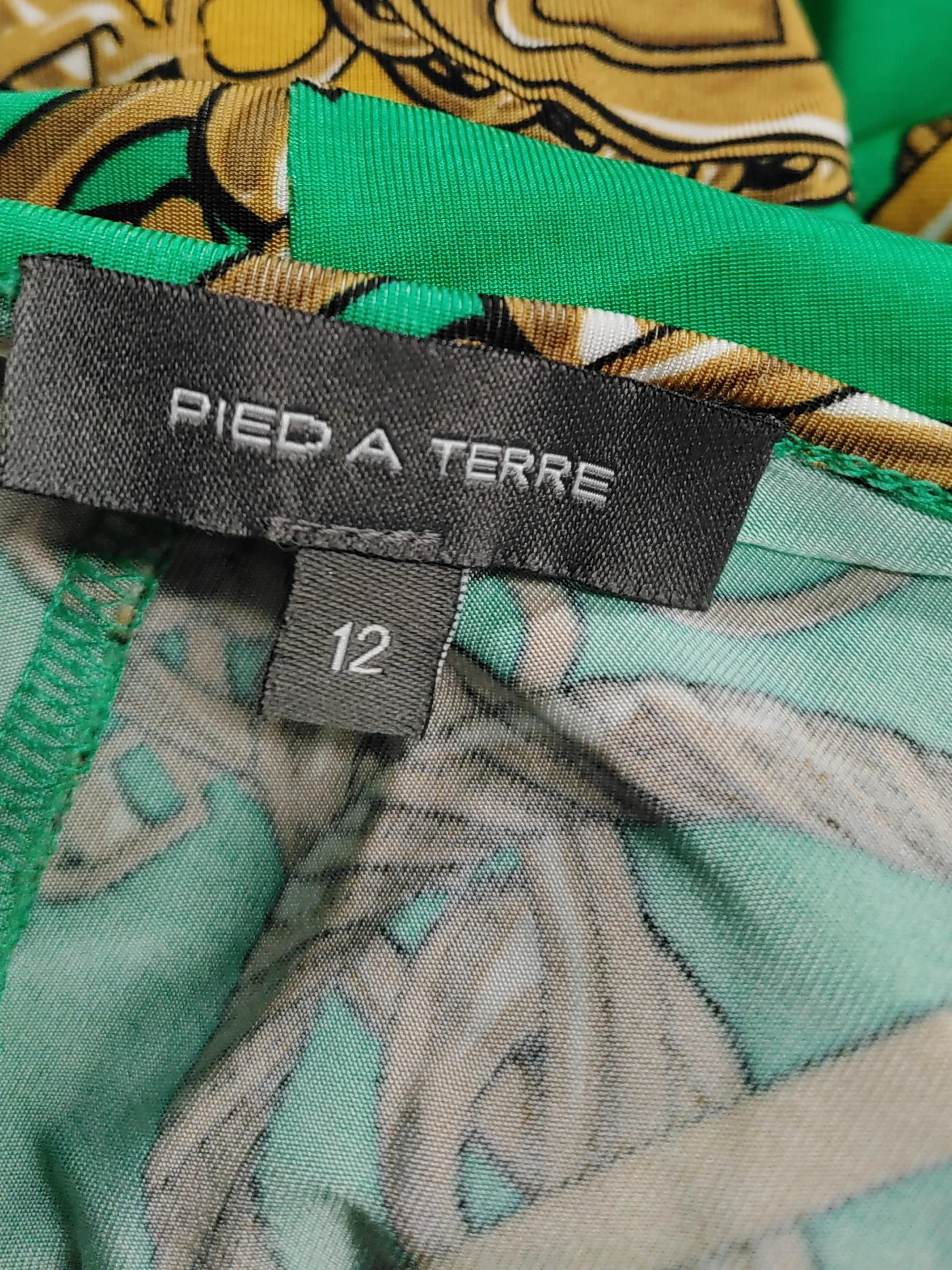 Pied A Terre Bodycon Mini Dress UK12 in Green - Image 5