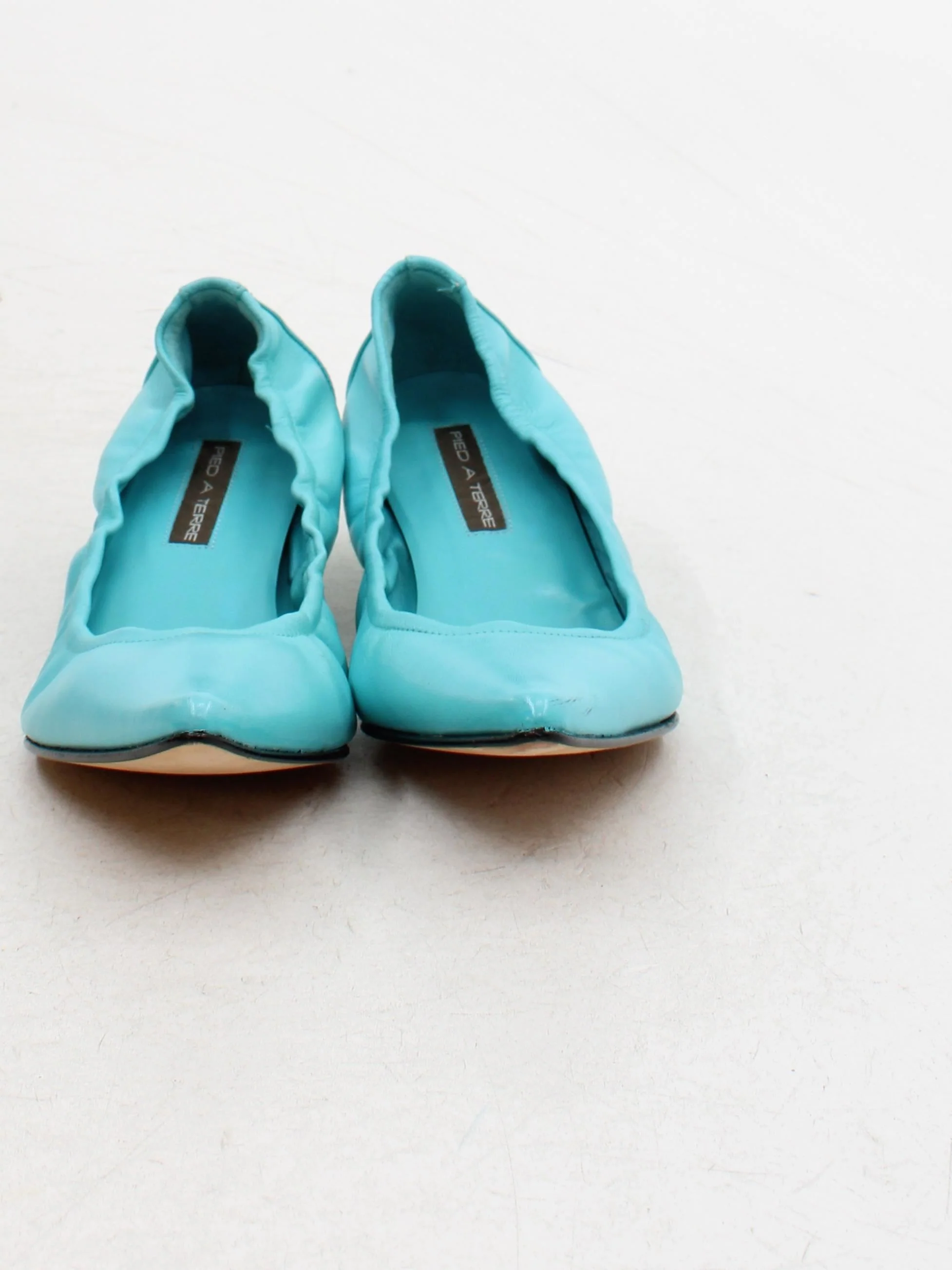 Pied A Terre Women's Heels UK 6 Blue 100% Leather Court - Image 2
