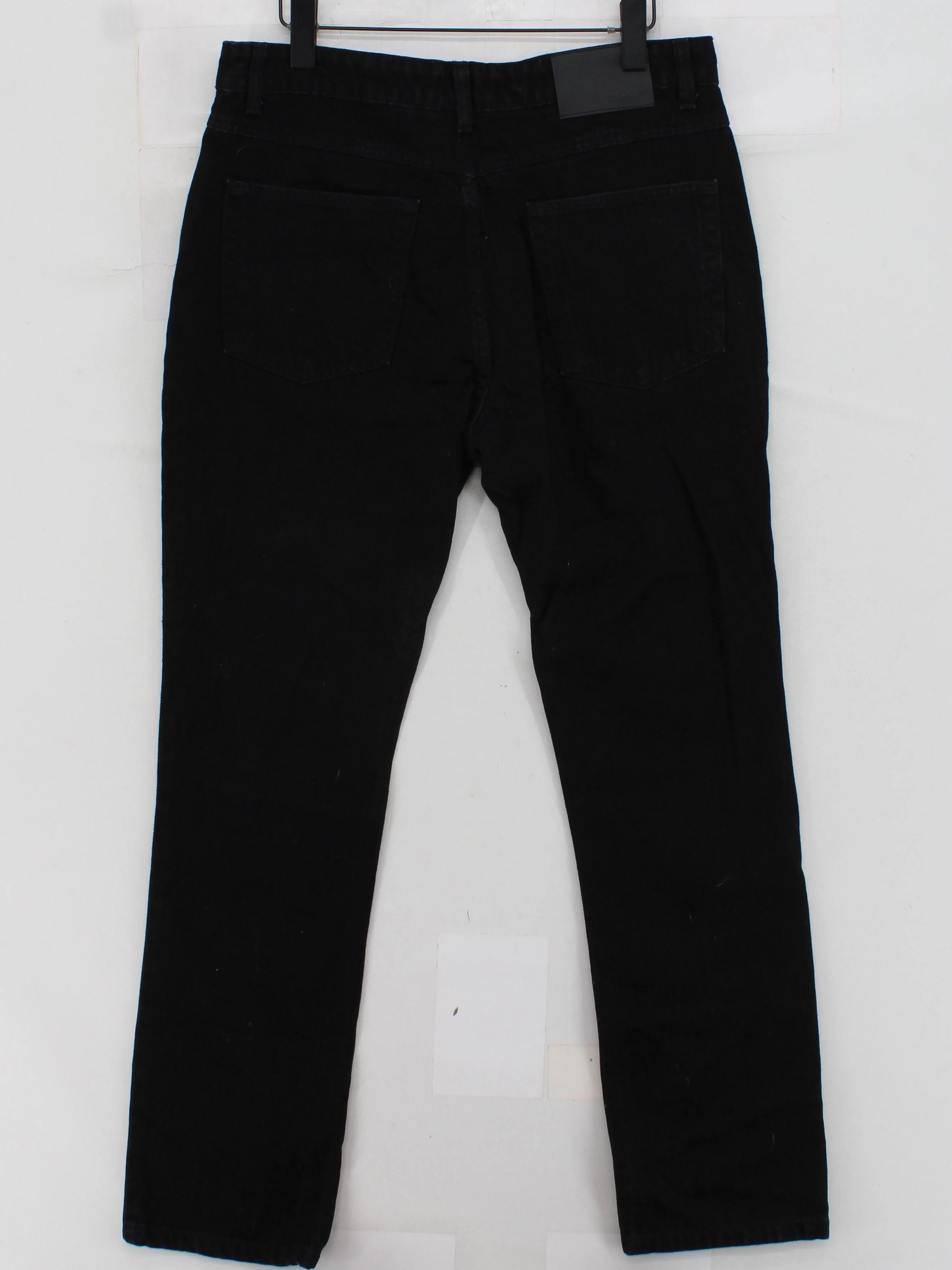 Pierre Cardin Men's Jeans W 34 in Black 100% Cotton Straight - Image 2