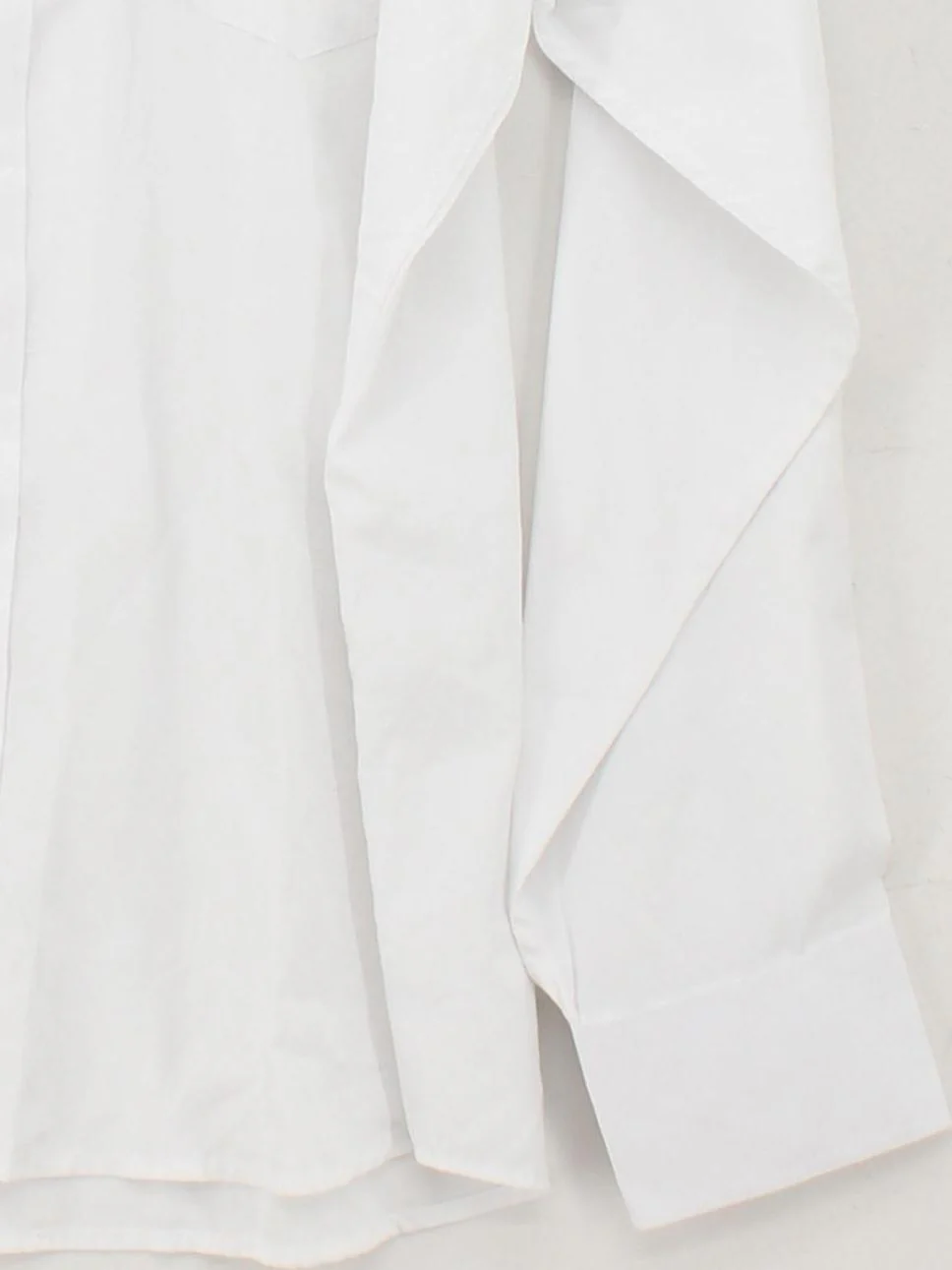 Pierre Cardin Men's Shirt M White Polyester with Cotton Basic - Image 4