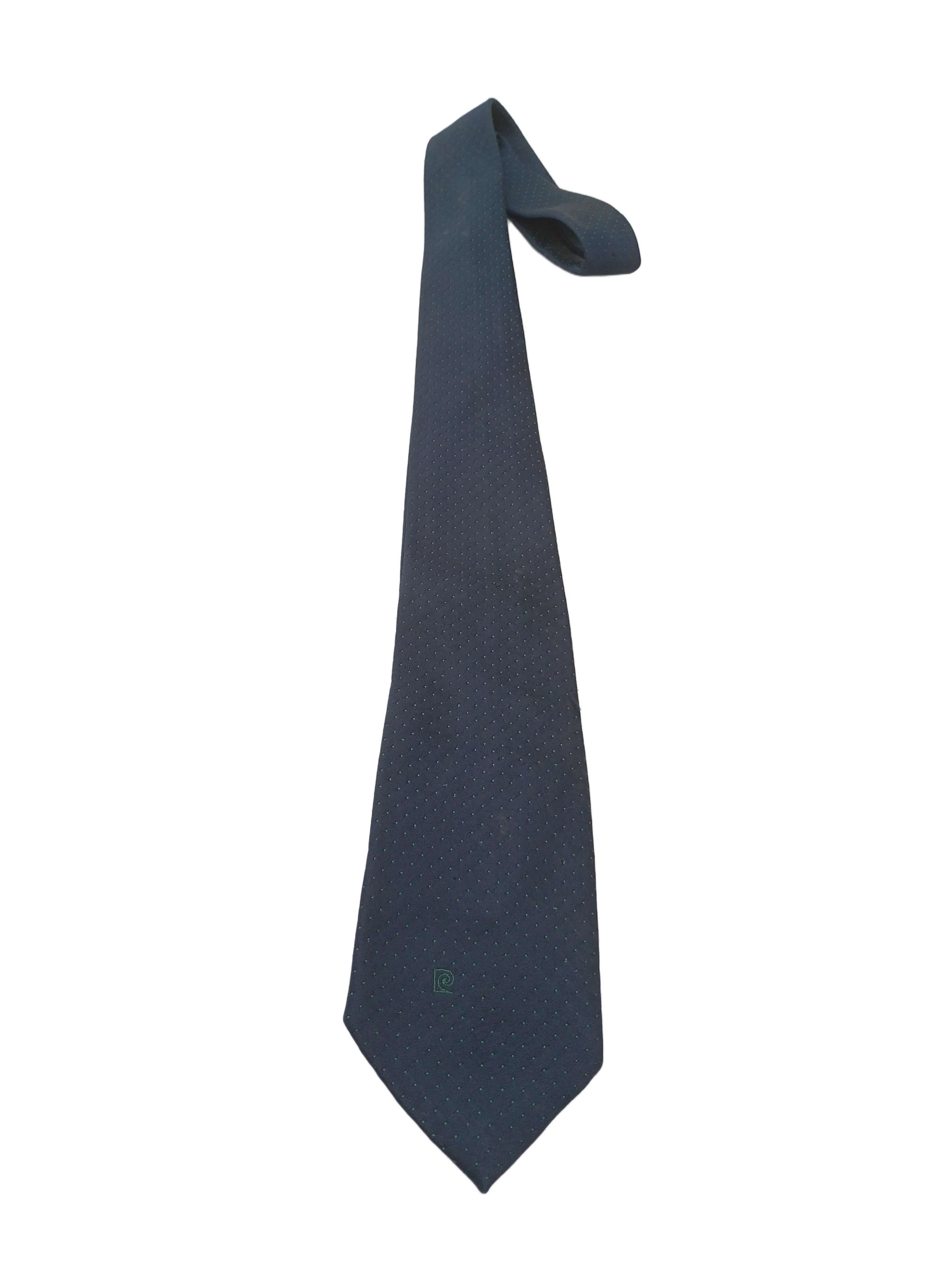 Pierre Cardin Men's Tie Blue Polkadot 100% Polyester