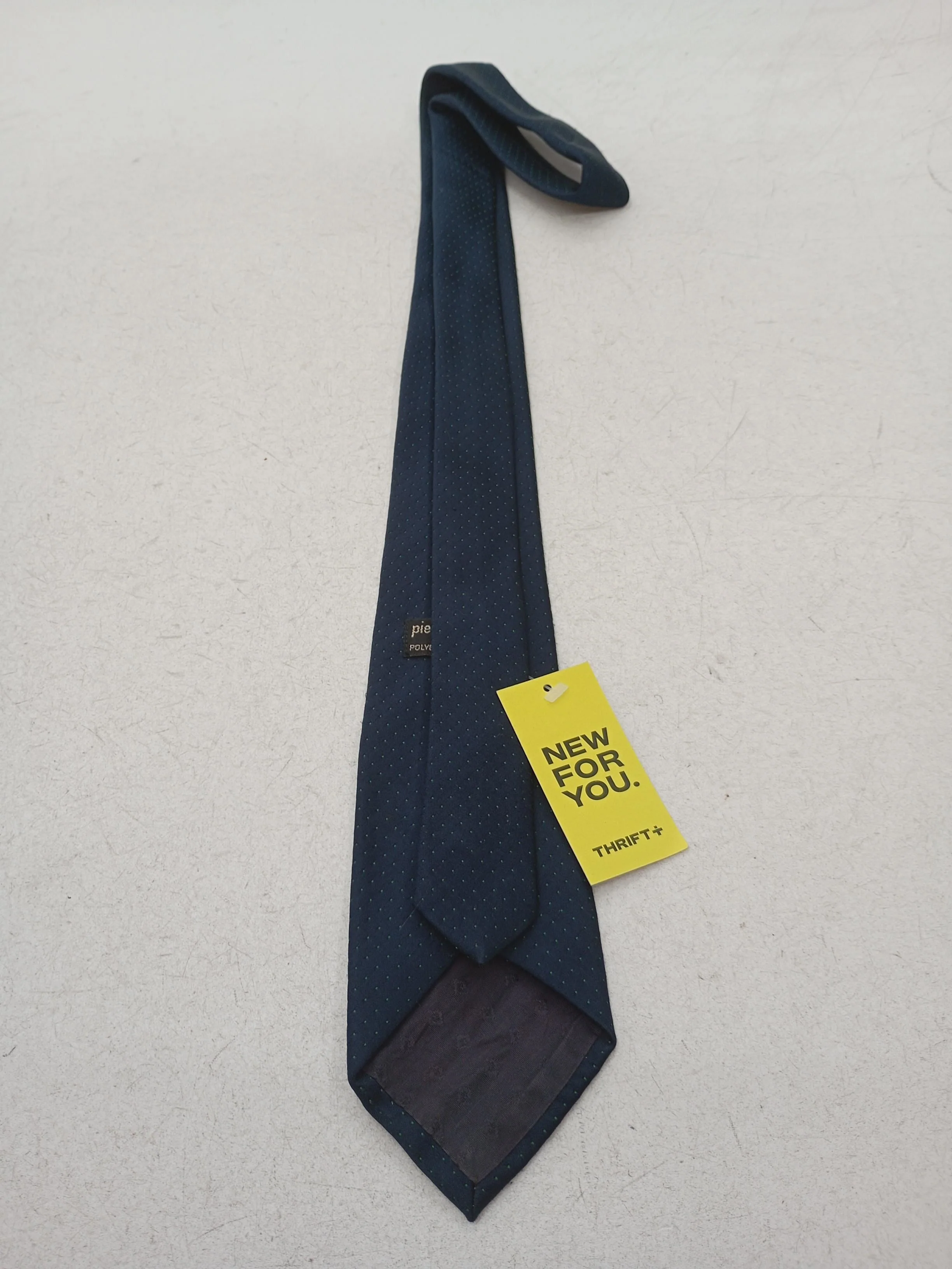 Pierre Cardin Men's Tie Blue Polkadot 100% Polyester - Image 2