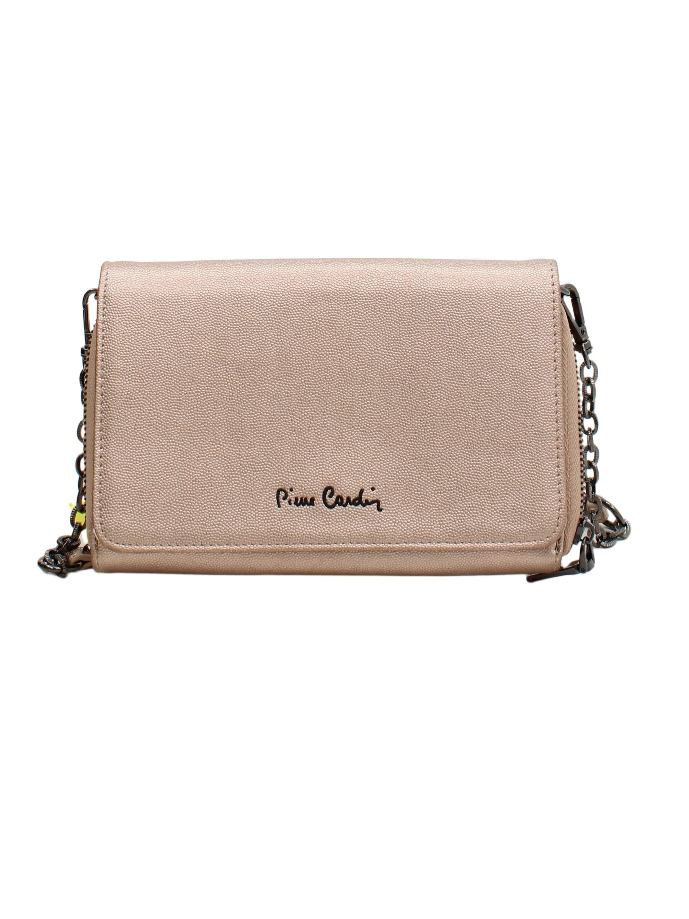 Pierre Cardin Women's Bag Gold 100% Faux Leather Crossbody