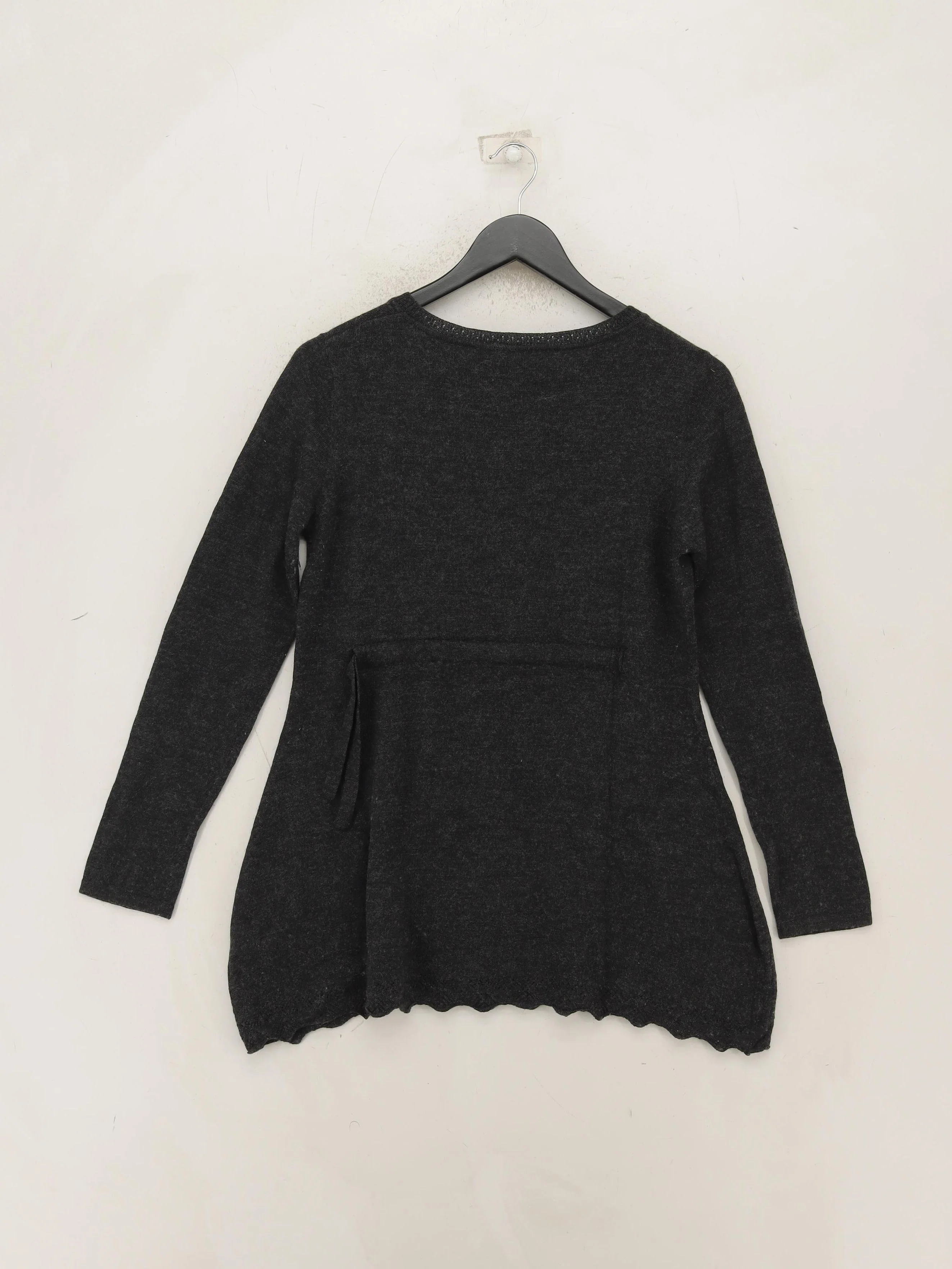 Pierre Cardin Women's Jumper S Grey Wool with Acrylic Round Neck Pullover - Image 2