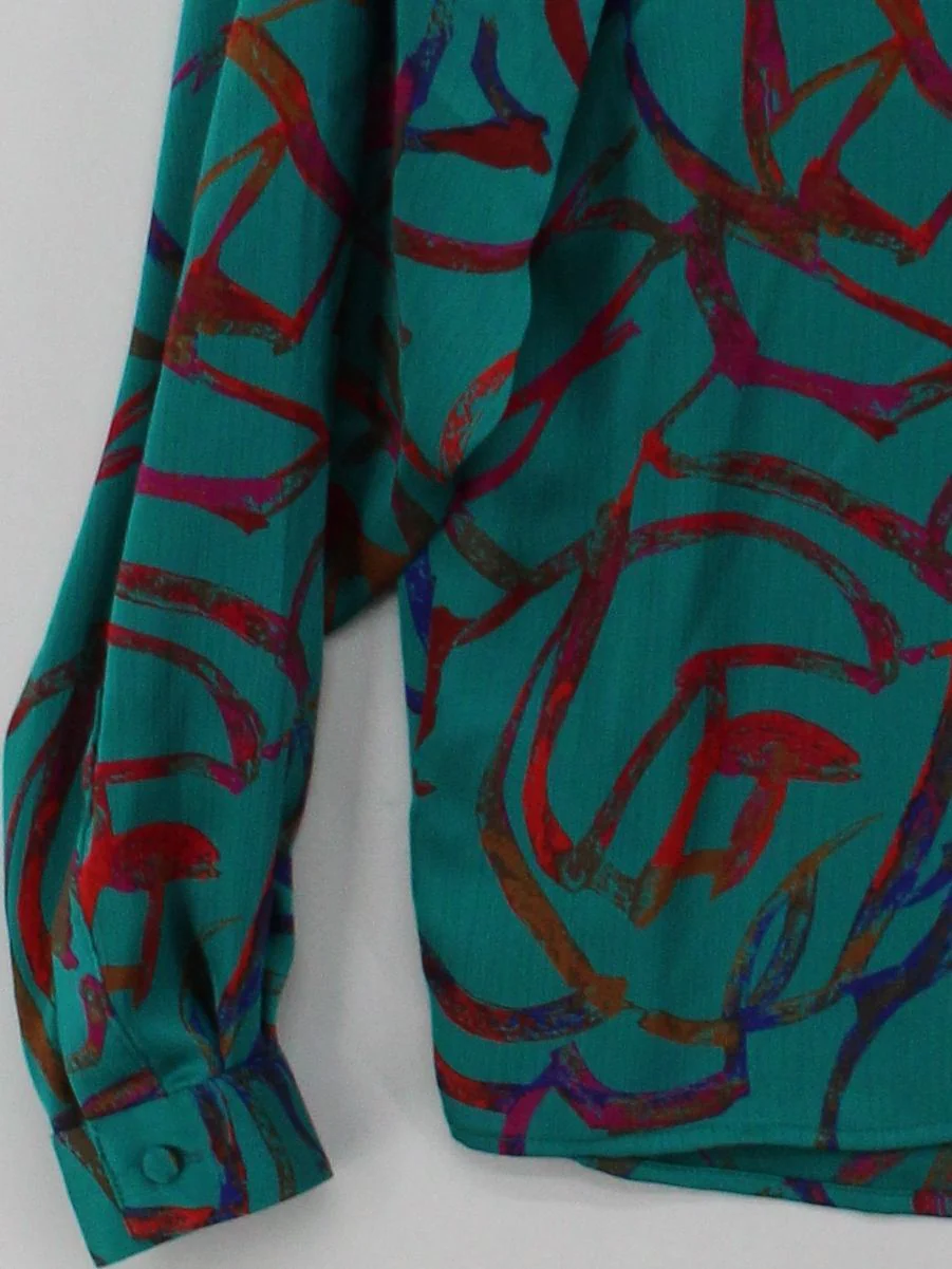 Pierre Cardin Women's Top UK 10 Multi 100% Polyester Basic - Image 4