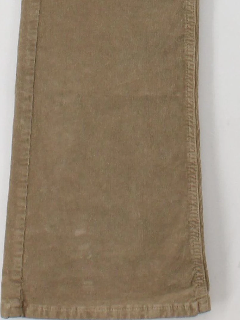 Pieszak Women's Trousers W 28 in; L 30 in Tan Cotton with Elastane Flared Chino - Image 4