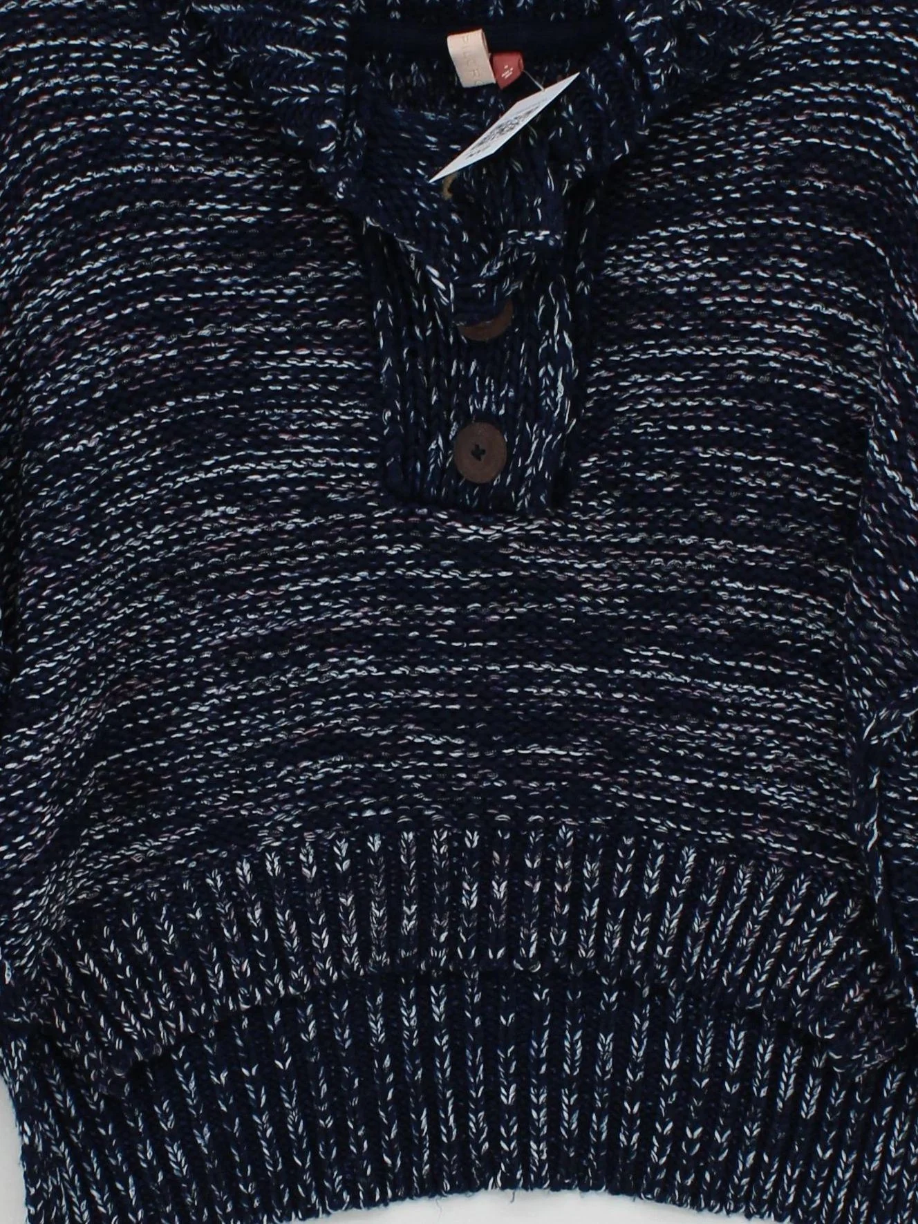 Pilcro Men's Jumper S Multi Cotton with Polyester, Acrylic Collared Pullover - Image 3