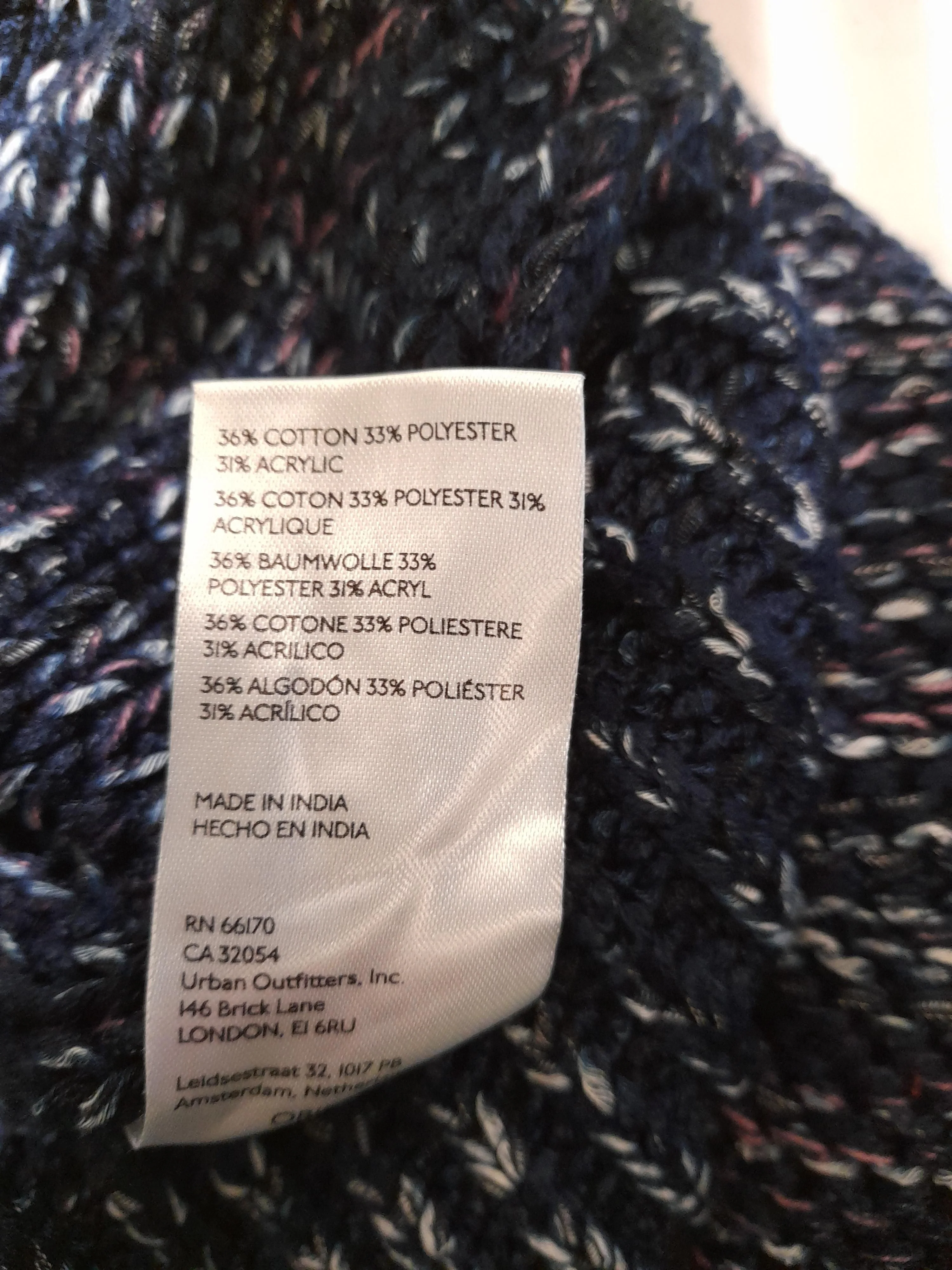 Pilcro Men's Jumper S Multi Cotton with Polyester, Acrylic Collared Pullover - Image 6