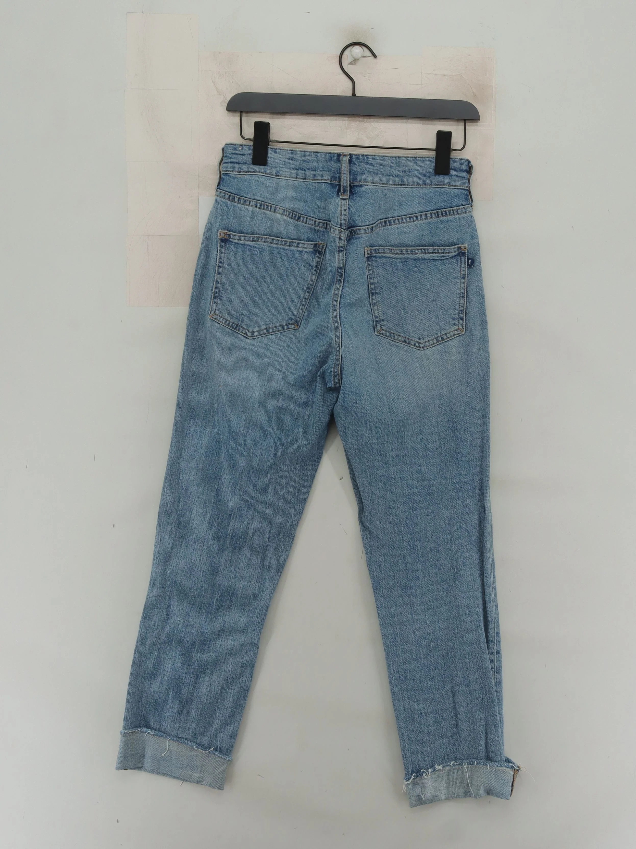Pilcro Women's Jeans W 27 in Blue Cotton with Elastane Mom - Image 2