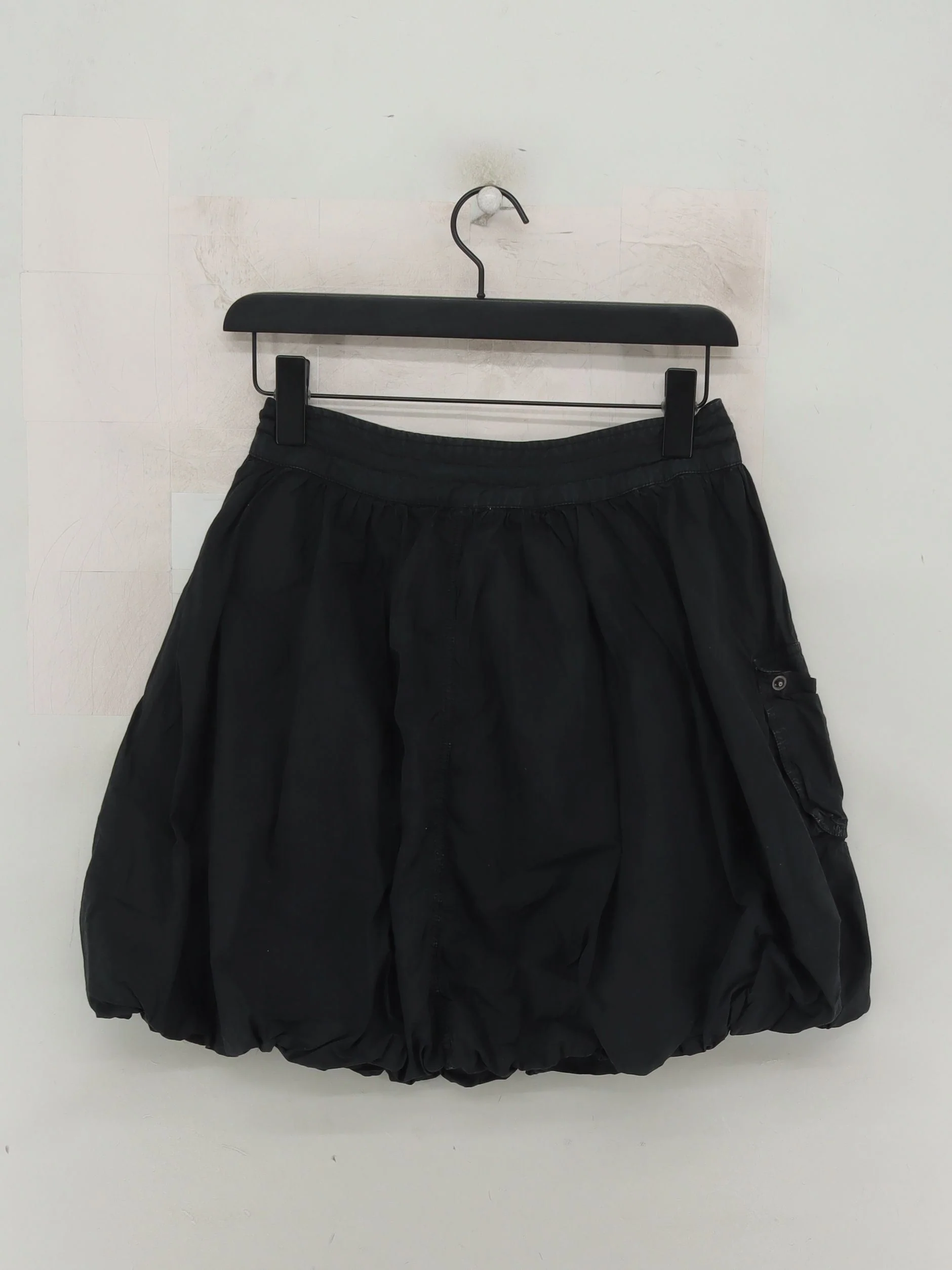 Pilcro Women's Mini Skirt UK 8 Black 100% Cotton Short Mini - Image 2