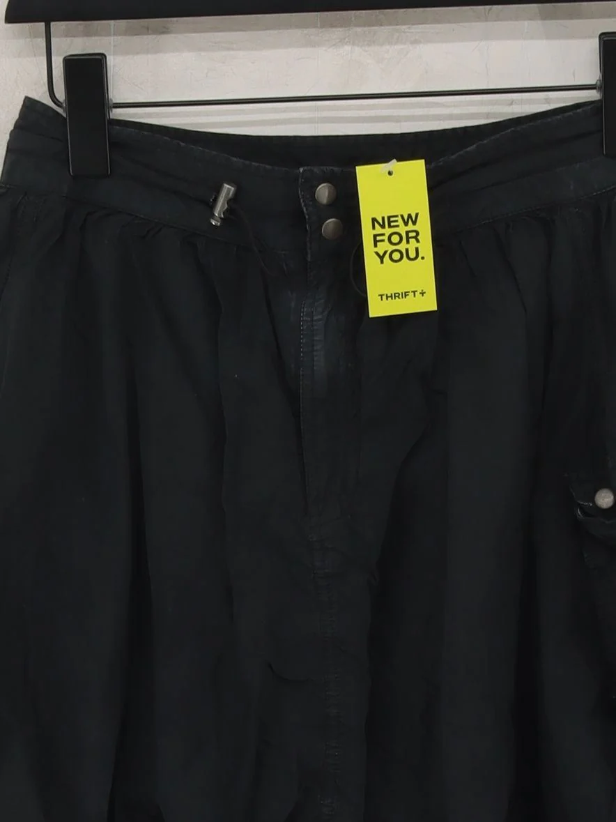 Pilcro Women's Mini Skirt UK 8 Black 100% Cotton Short Mini - Image 3