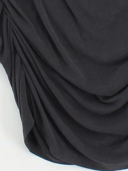 Pilcro Women's Top M Grey Viscose with Polyester Sleeveless Round Neck Basic - Image 4