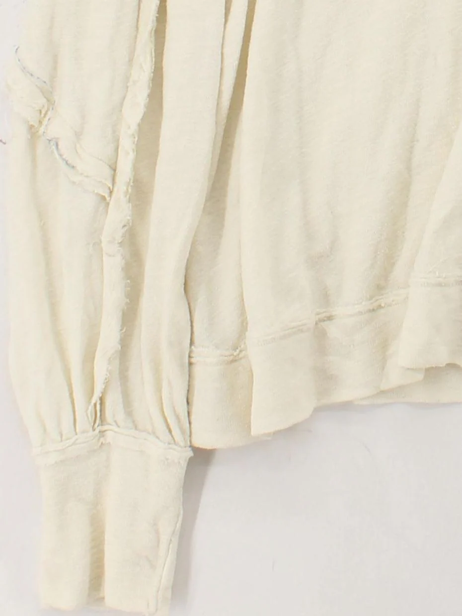 Pilcro Women's Top XL Cream Cotton with Lyocell Modal Basic - Image 4