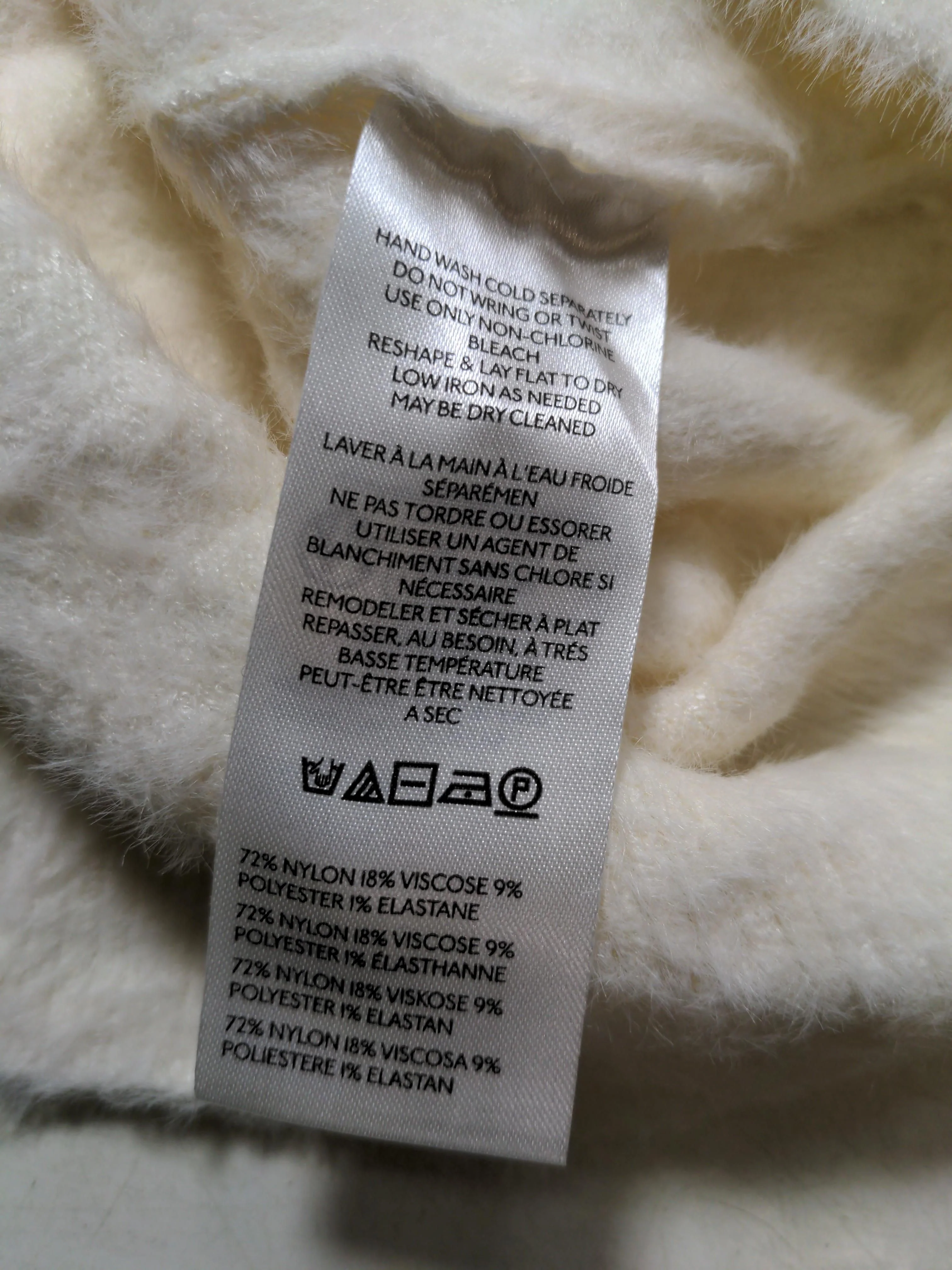Pilcro Women's Top XL Cream Nylon with Viscose, Elastane Basic - Image 6