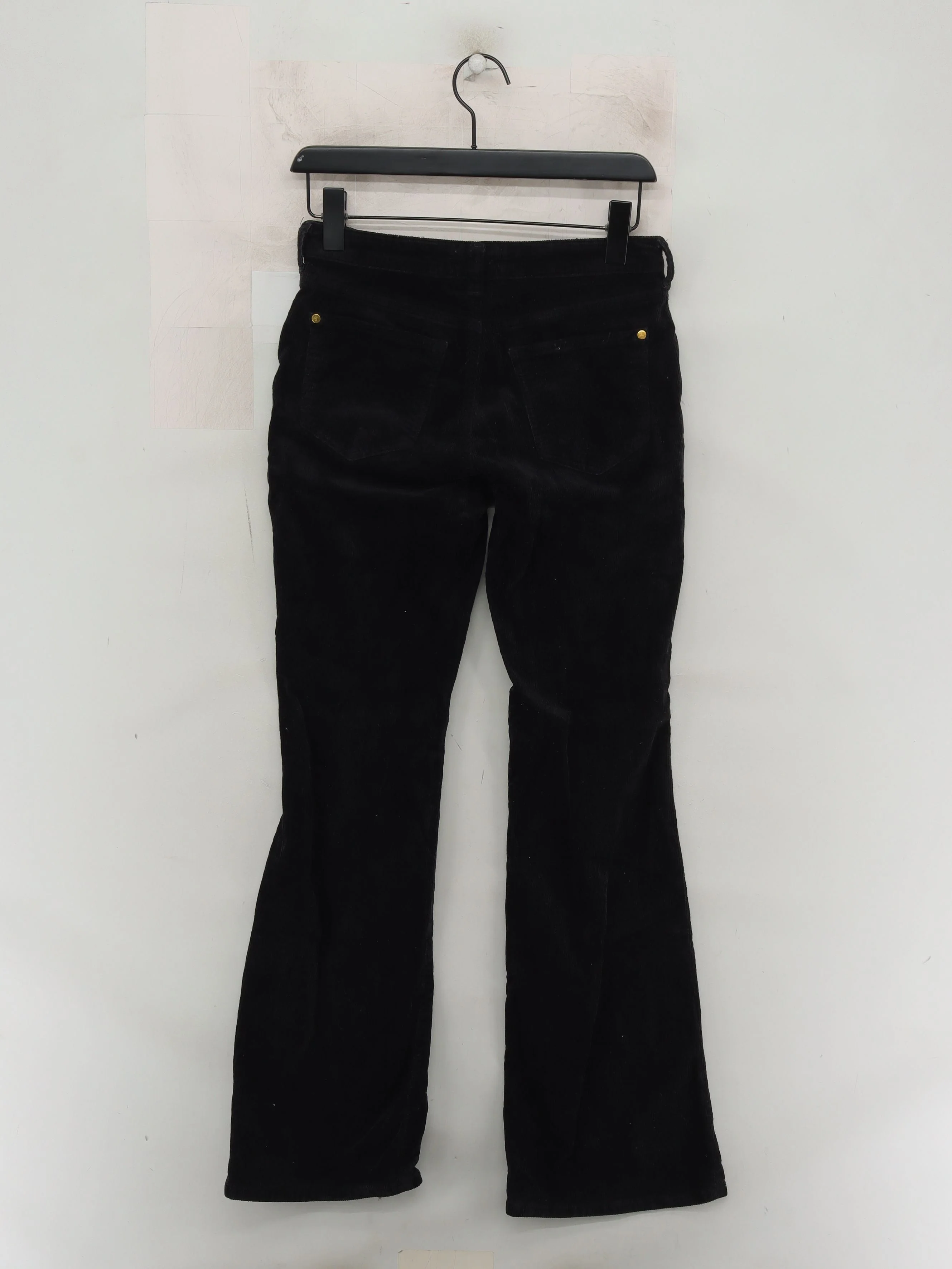 Pilcro Women's Trousers W 26 in Black Cotton with Lyocell Modal, Elastane Chino - Image 2