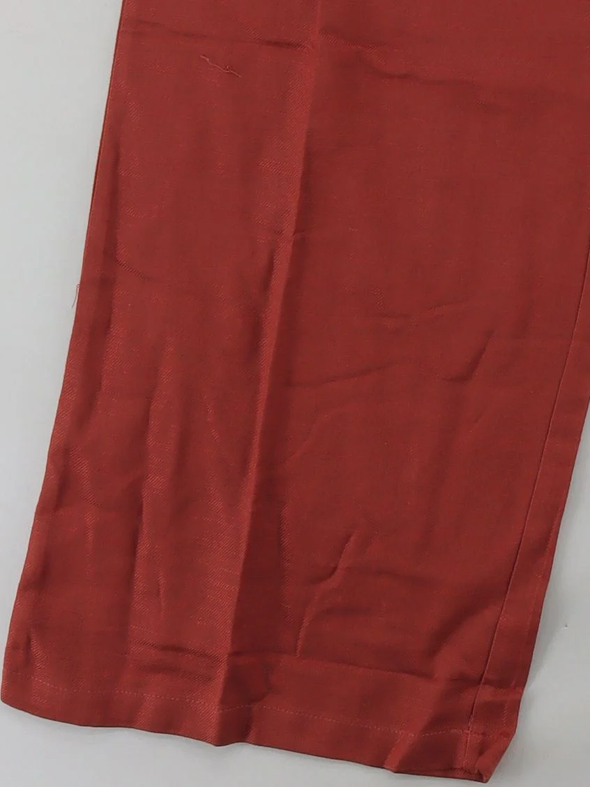 Pimkie Women's Trousers UK 12 Brown 100% Cotton Wide-Leg Chino New with tags - Image 4