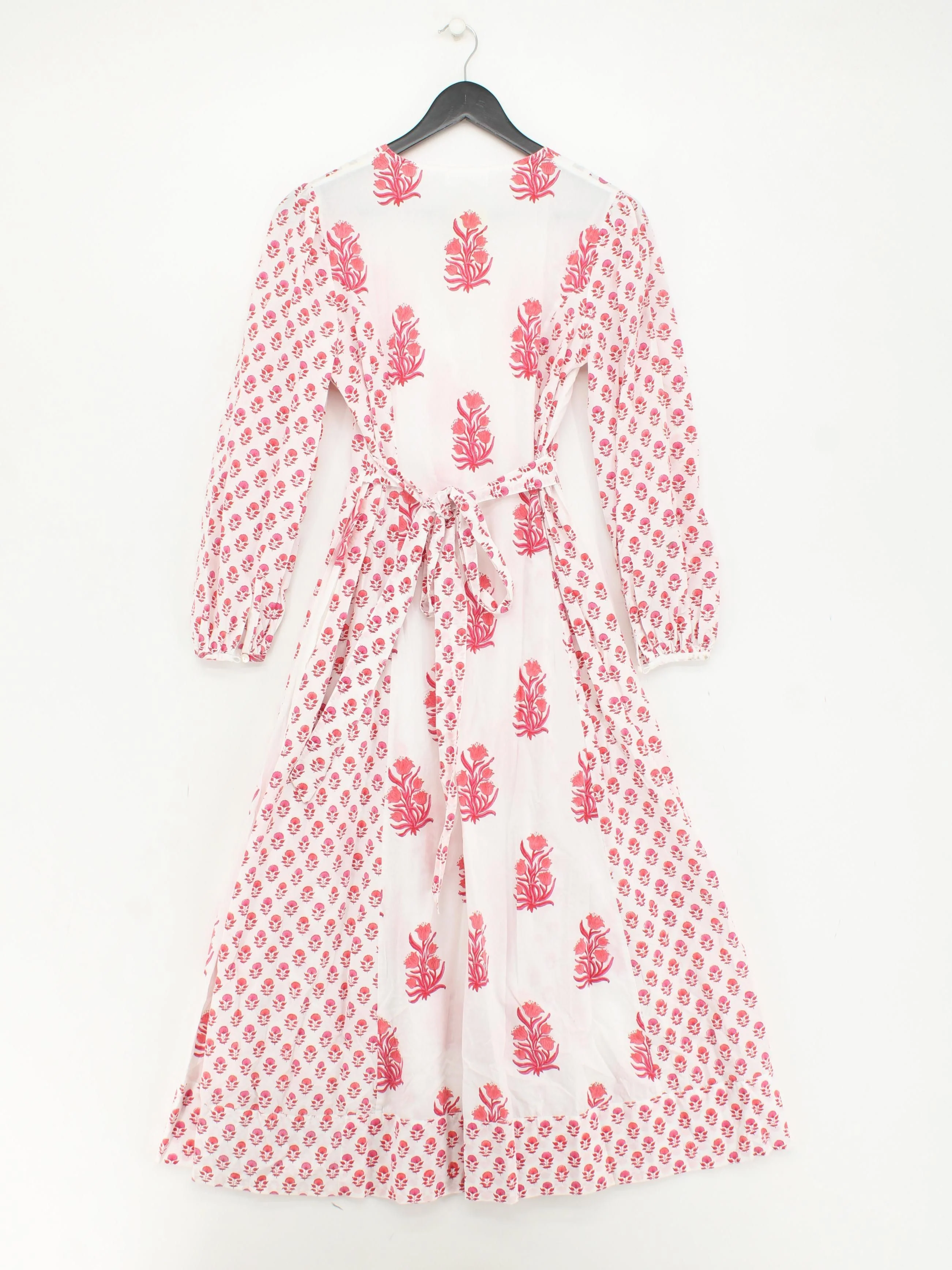 Pink City Prints Maxi Dress M in White - Image 2