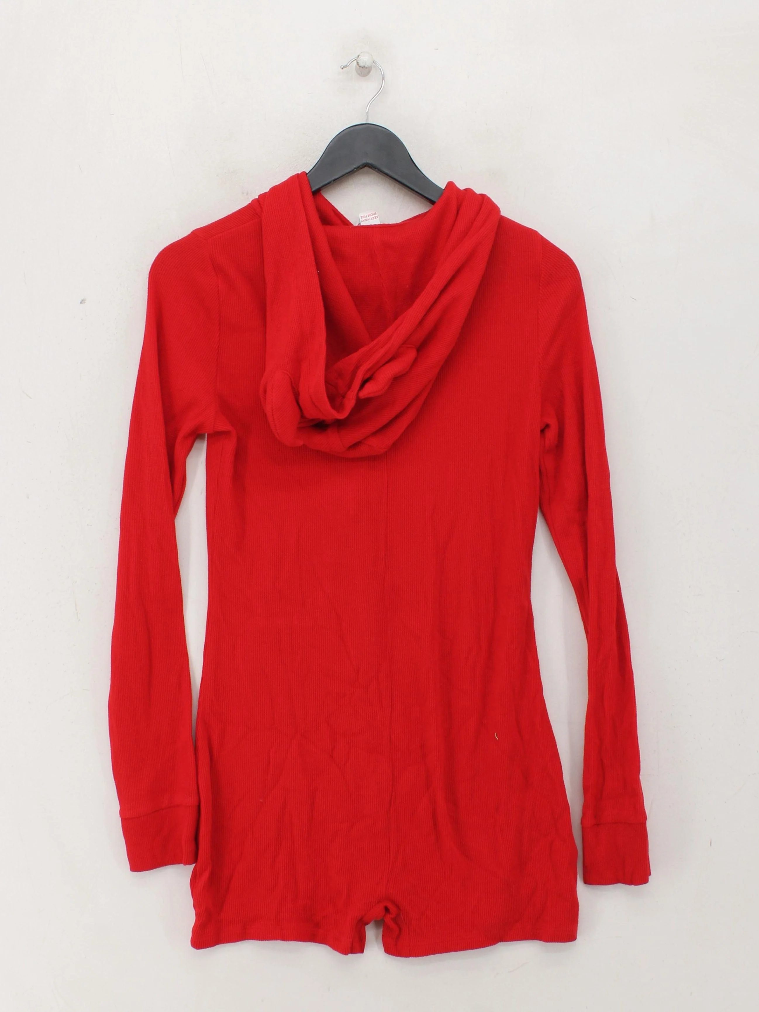 PINK Women's Playsuit M Red Cotton with Elastane Playsuit - Image 2