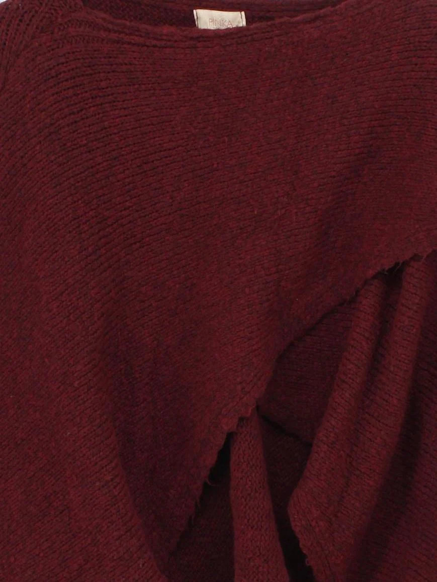 Pinka Women's Coat Red 100% Other Overcoat - Image 3