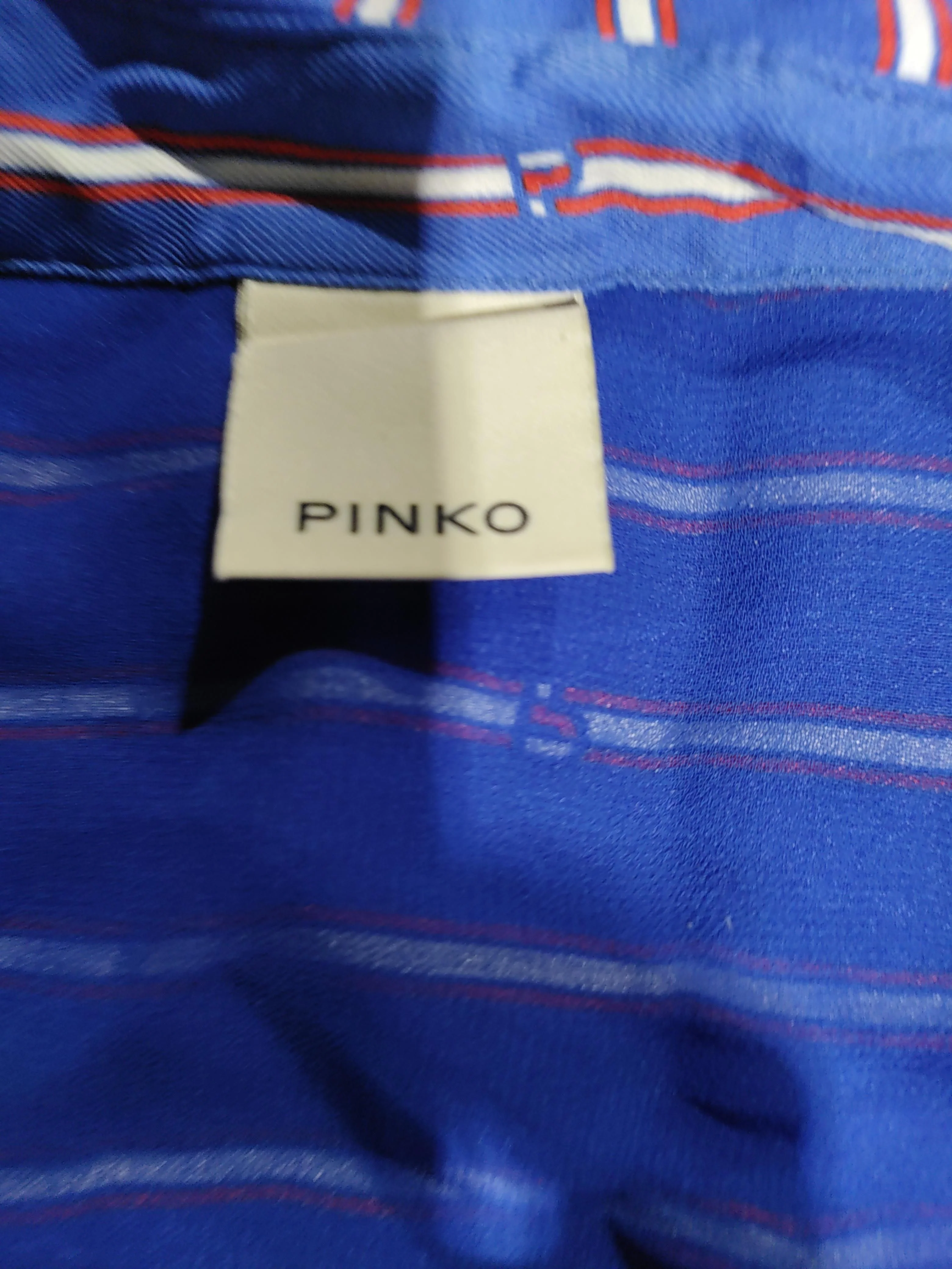 Pinko Shirt Midi Dress in Blue - Image 5
